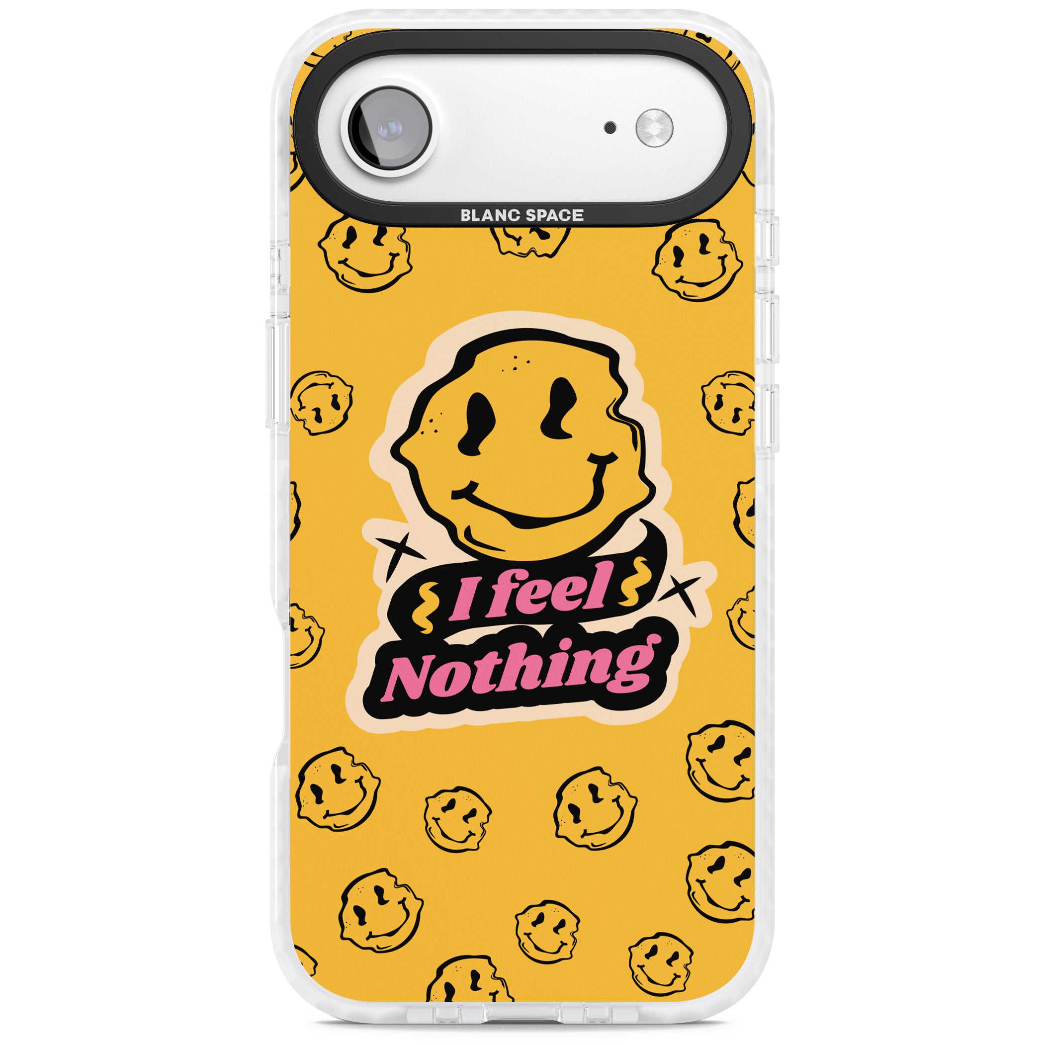 I Feel Nothing iPhone 17 Air Impact Pro Clear Phone Case
