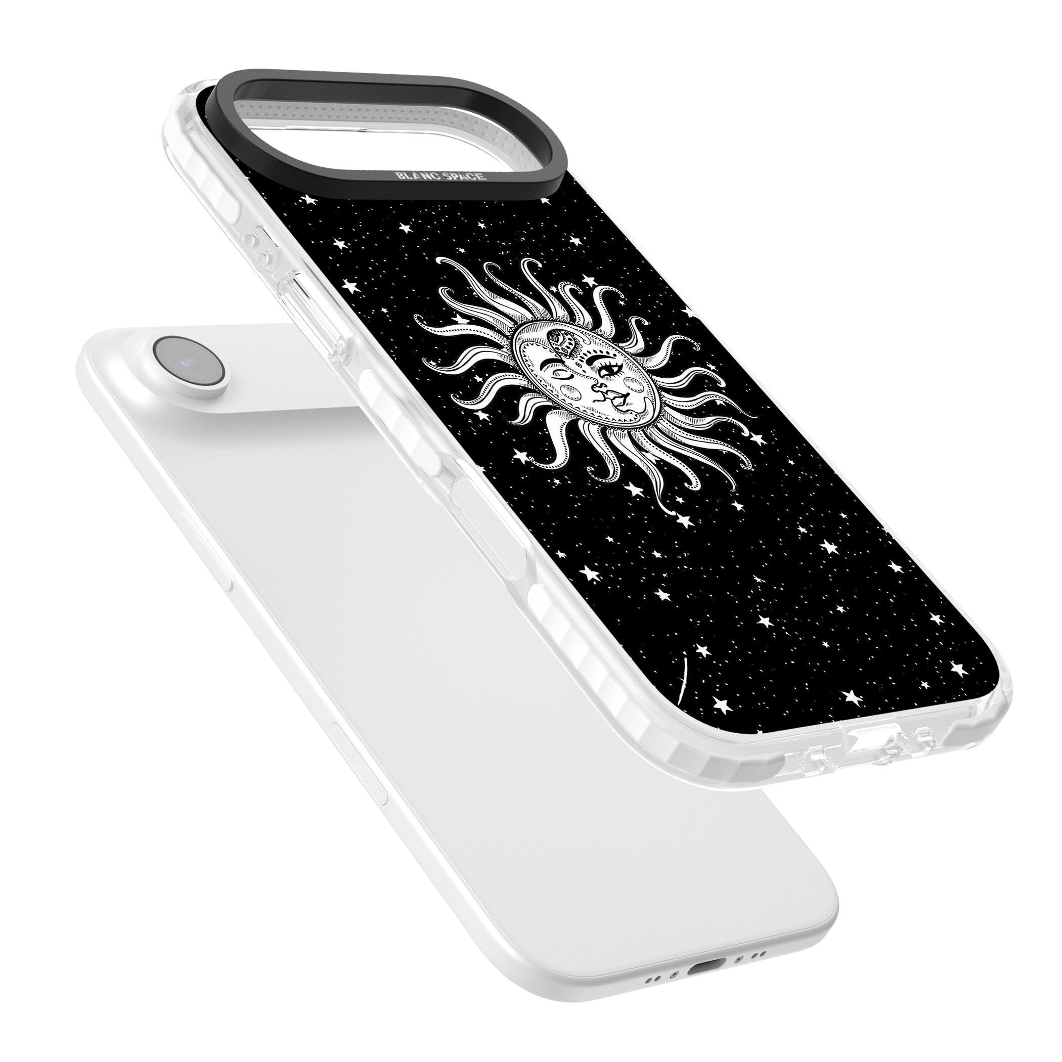 Mystic Sun Moon iPhone 17 Air Impact Pro Clear Phone Case Colours