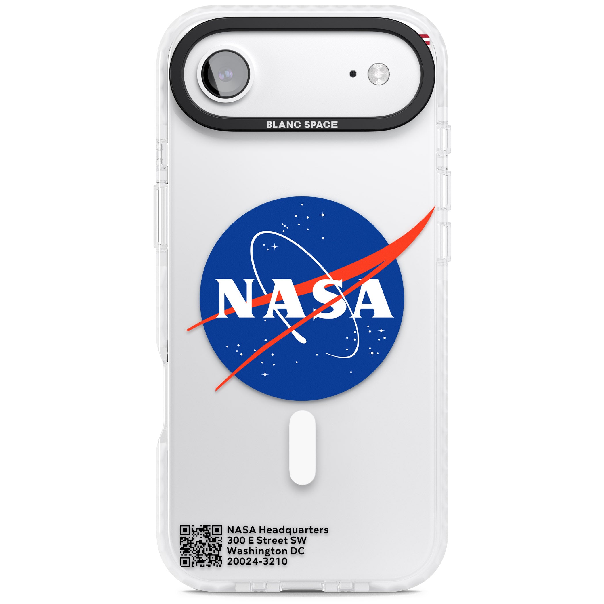 Nasa Meatball iPhone 17 Air Impact Pro Clear Phone Case