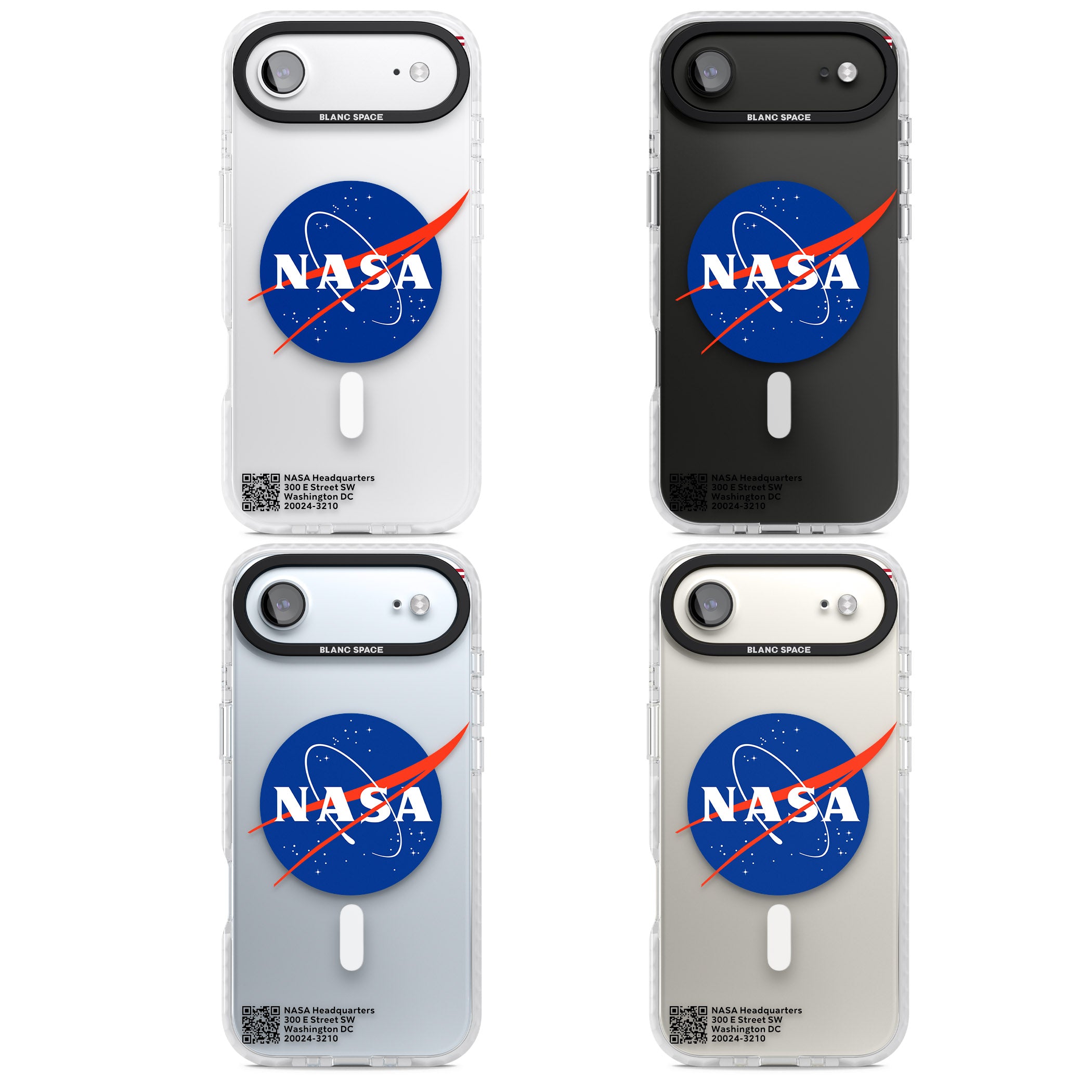 Nasa Meatball iPhone 17 Air Impact Pro Clear Phone Case APT Impact Protection