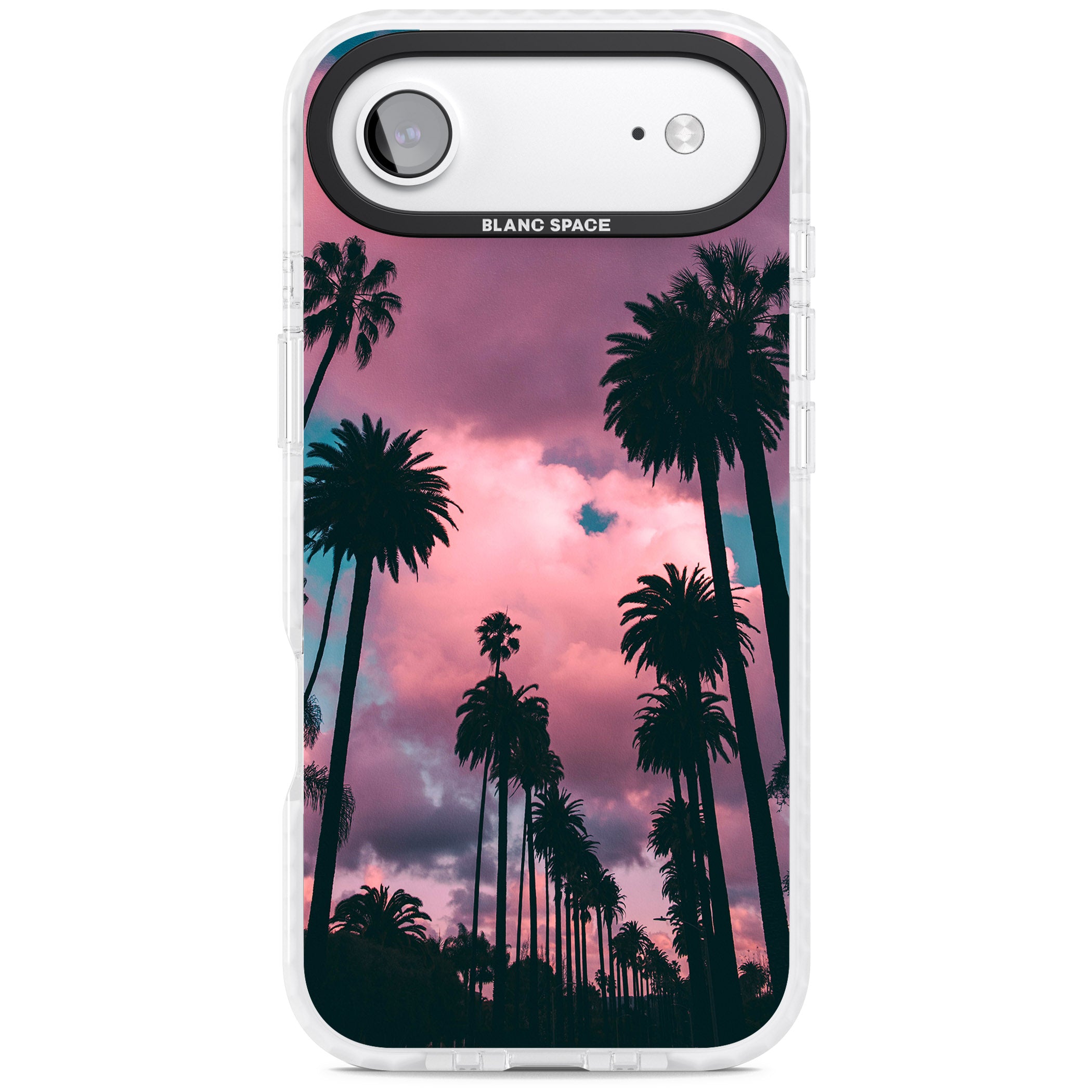 Sunset Palms iPhone 17 Air Impact Pro Clear Phone Case