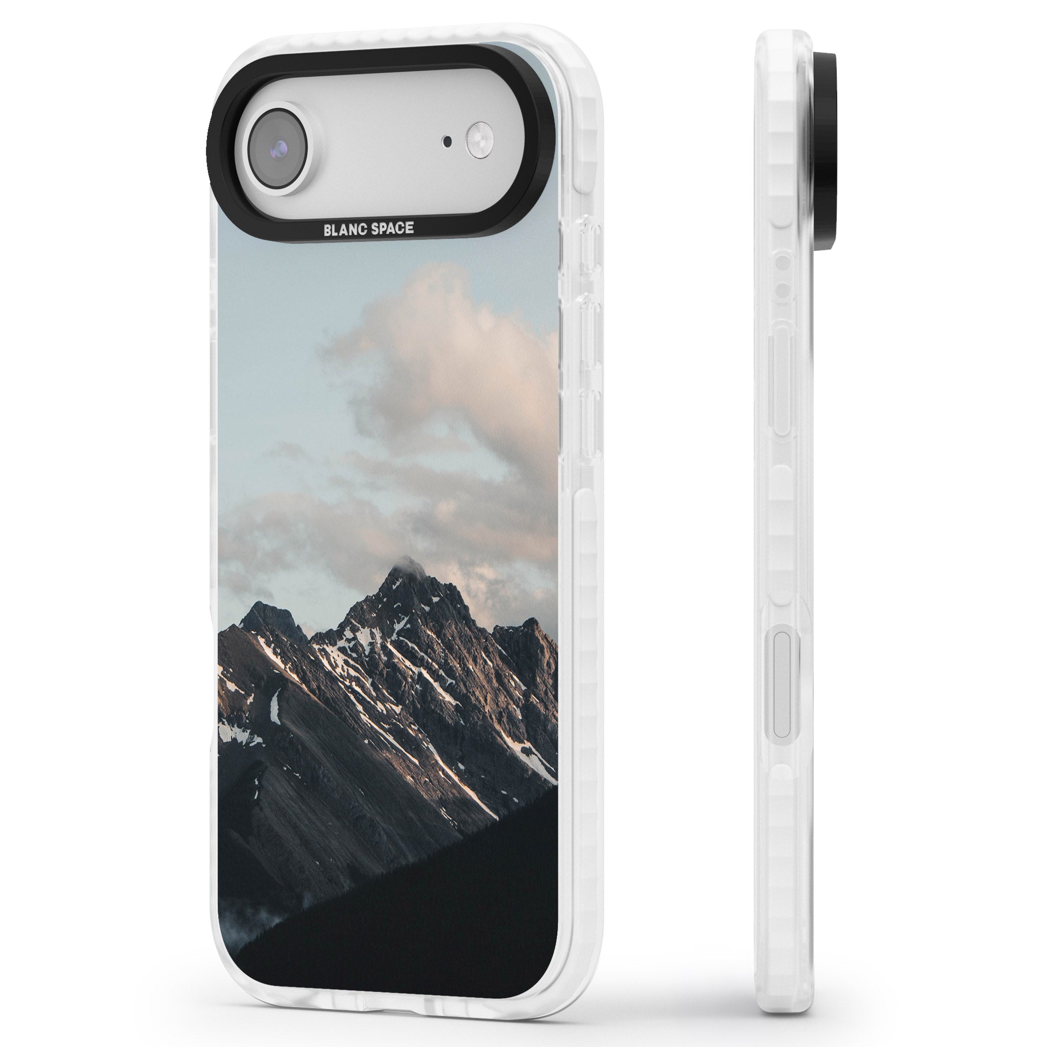 Twilight Mountain iPhone 17 Air Impact Pro Clear Phone Case Side Profile