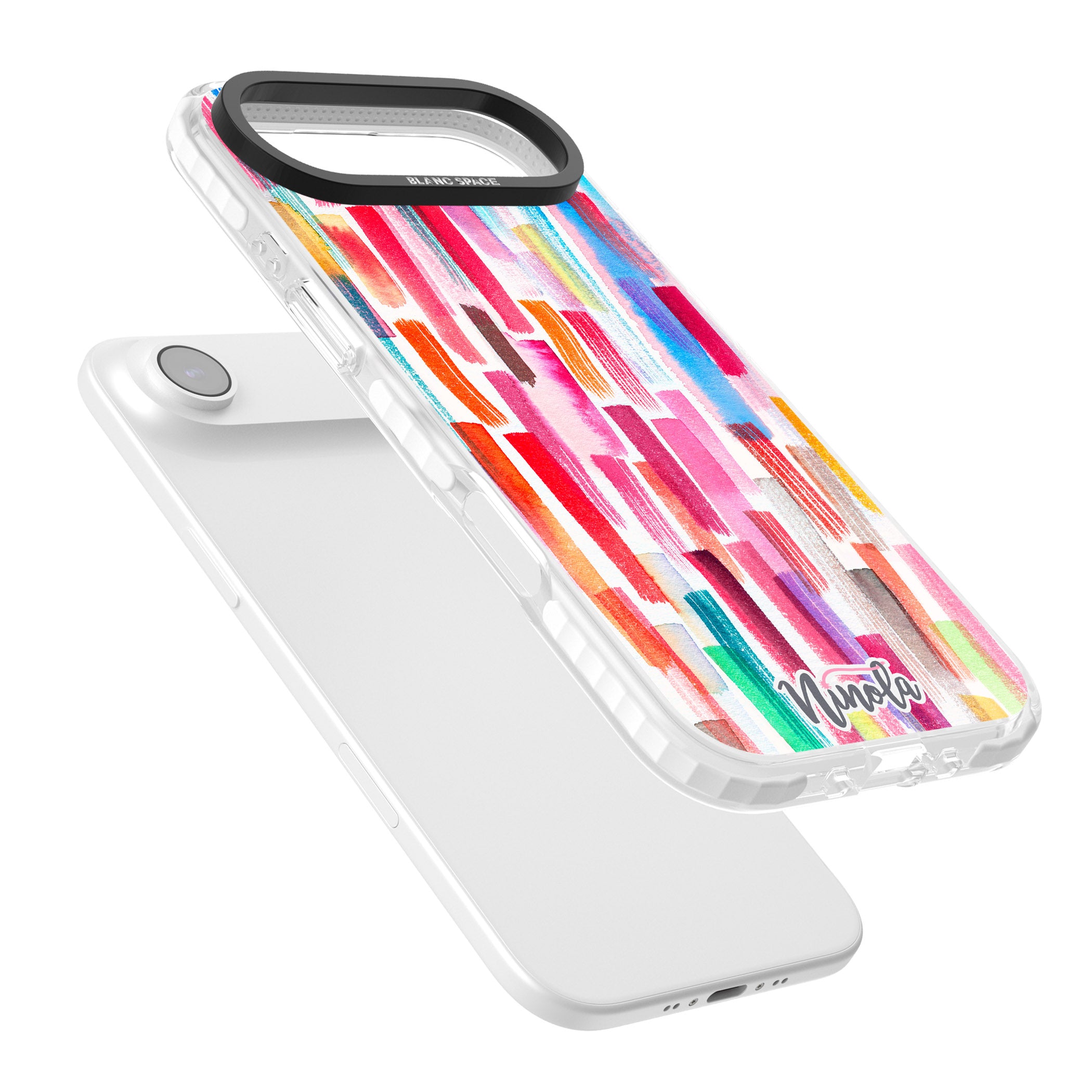 Colorful Brushstrokes iPhone 17 Air Impact Pro Clear Phone Case Colours