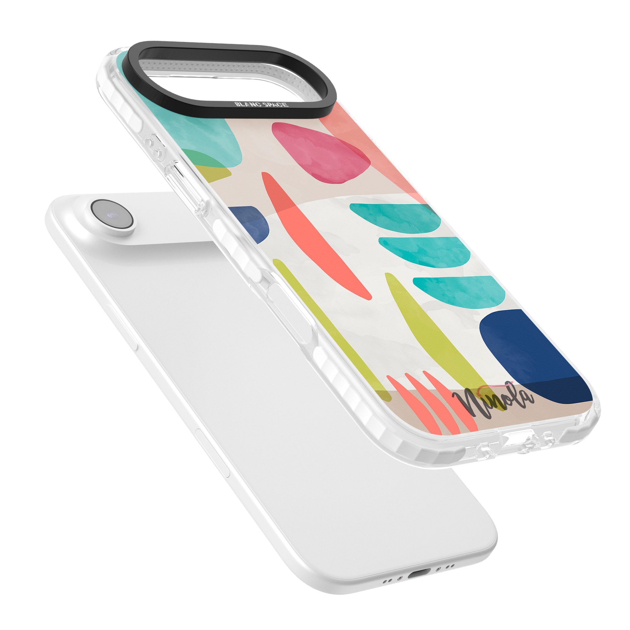 Bold Colorful Shapes iPhone 17 Air Impact Pro Clear Phone Case Colours