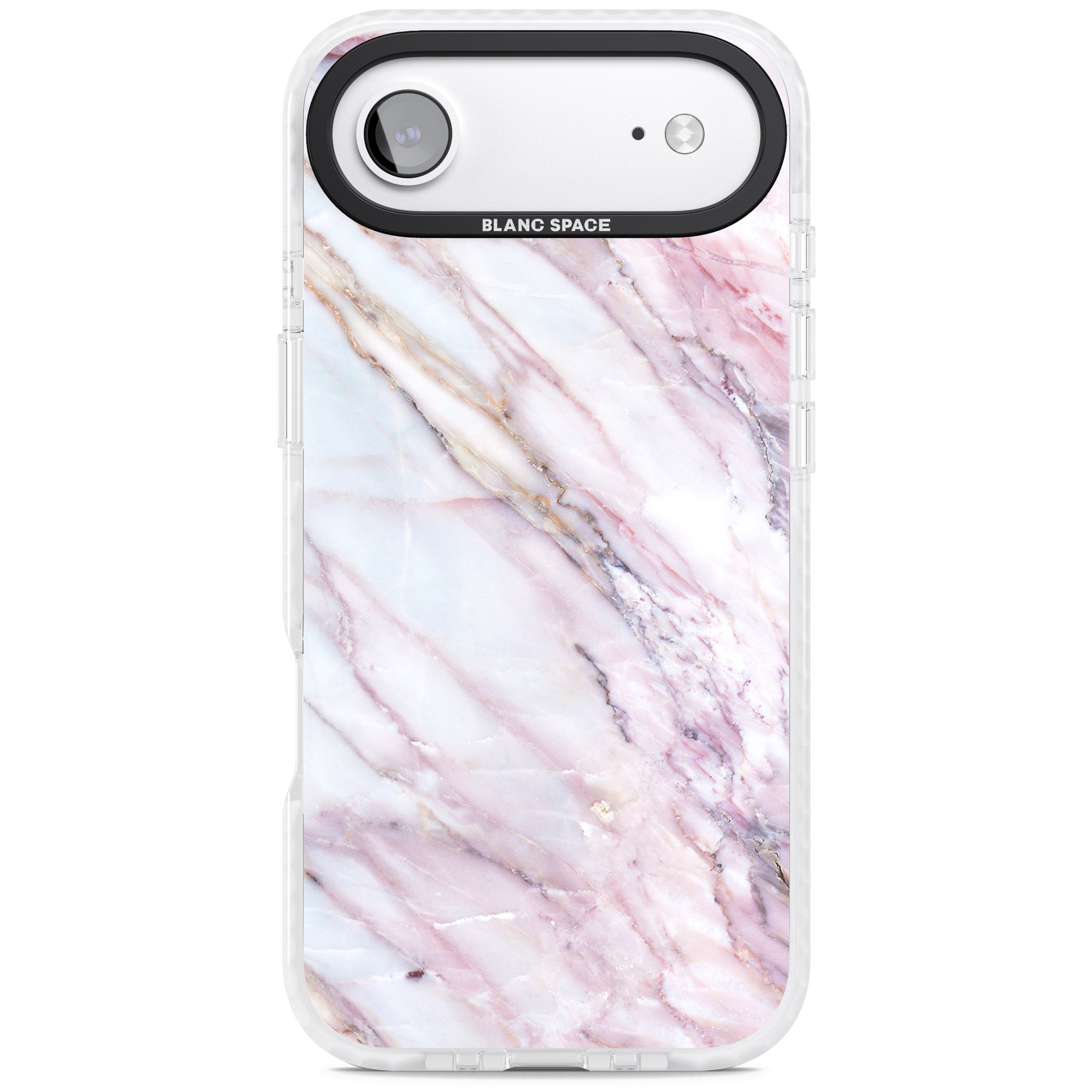 Blush Marble Glow iPhone 17 Air Impact Pro Clear Phone Case