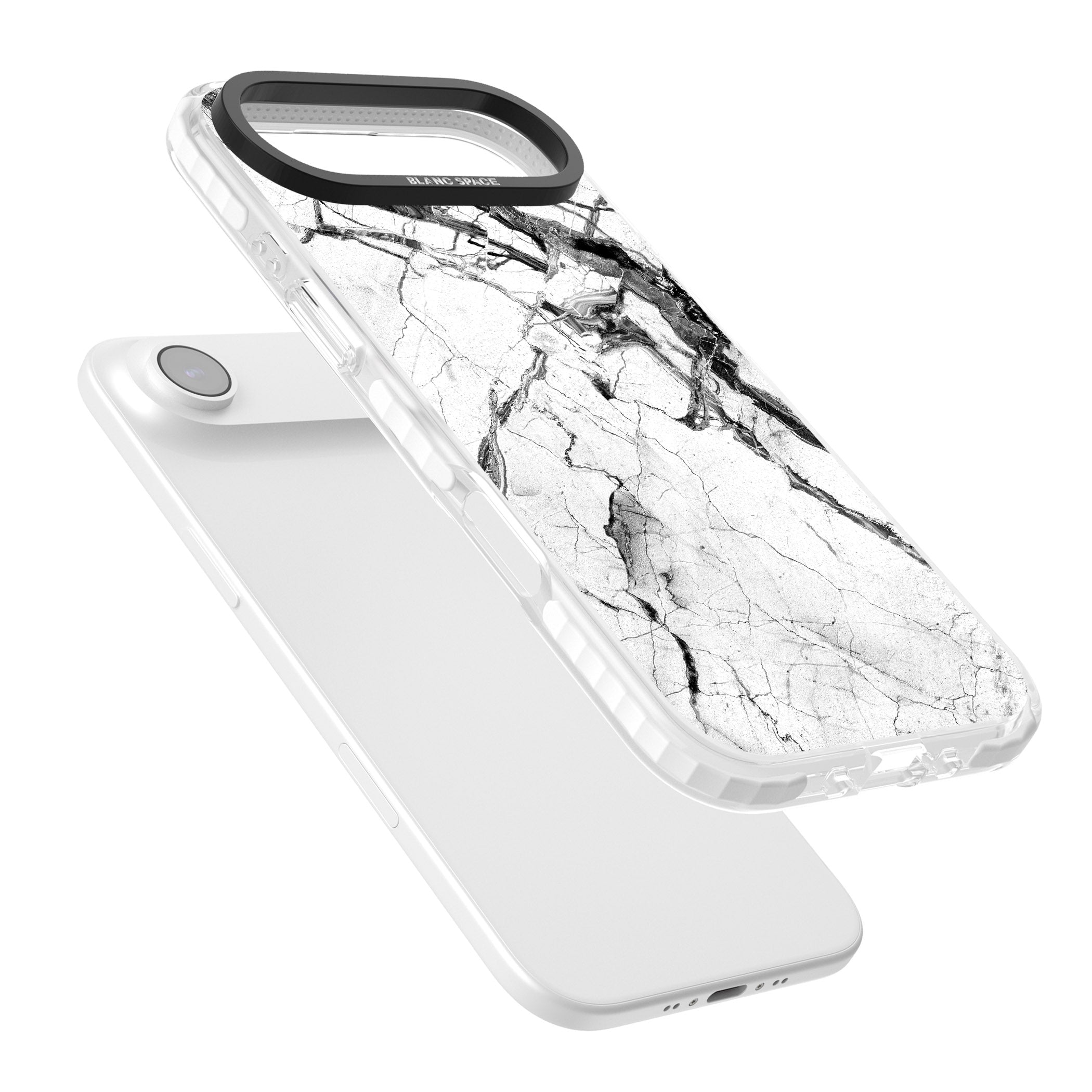 Storm Marble iPhone 17 Air Impact Pro Clear Phone Case Colours