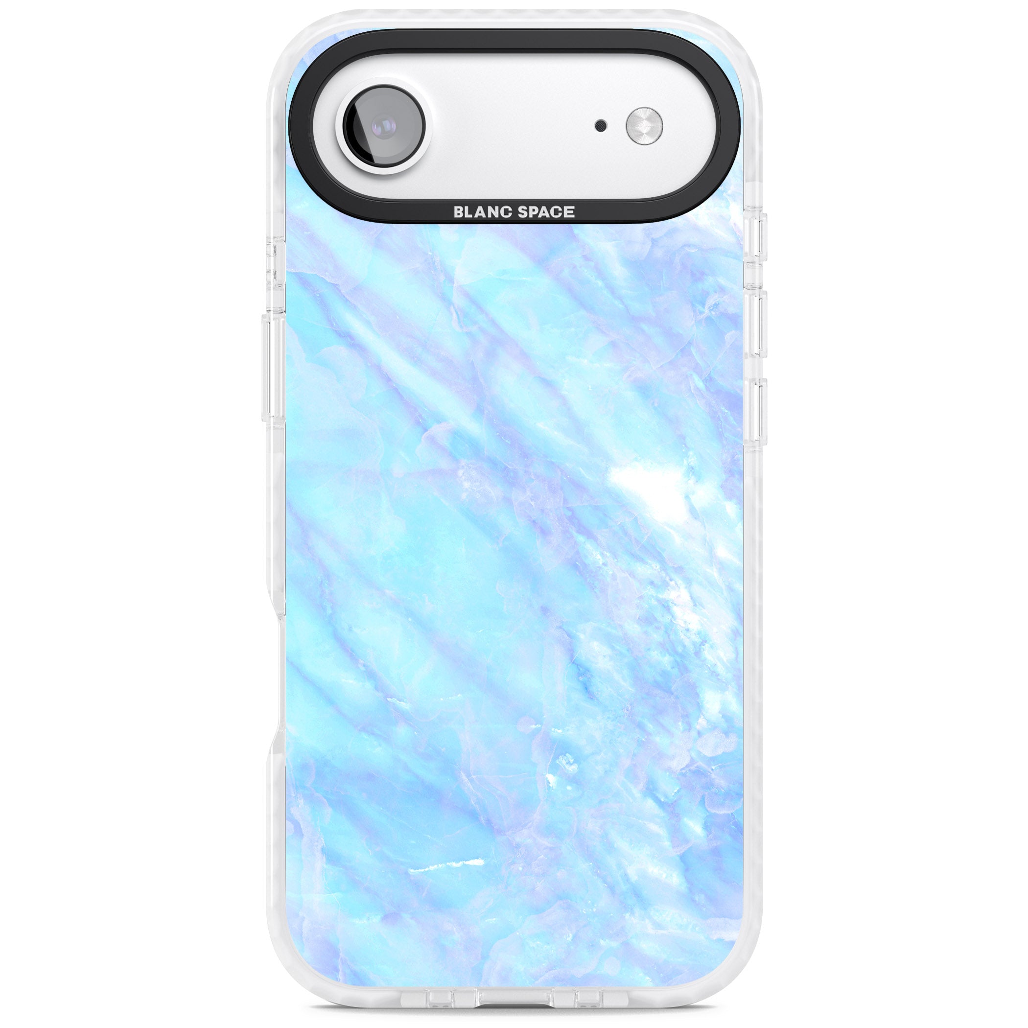 Iridescent Crystal Marble iPhone 17 Air Impact Pro Clear Phone Case