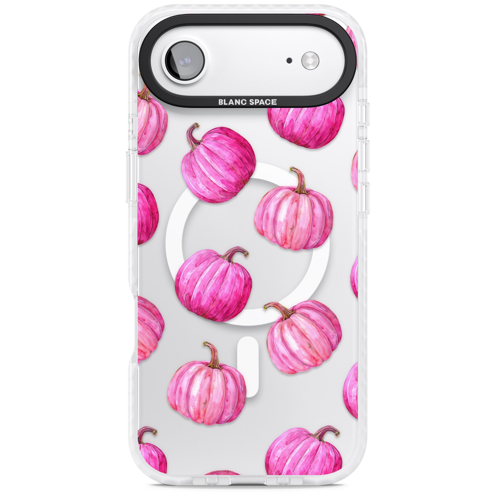 Pink Pumpkins iPhone 17 Air Impact Pro Clear Phone Case