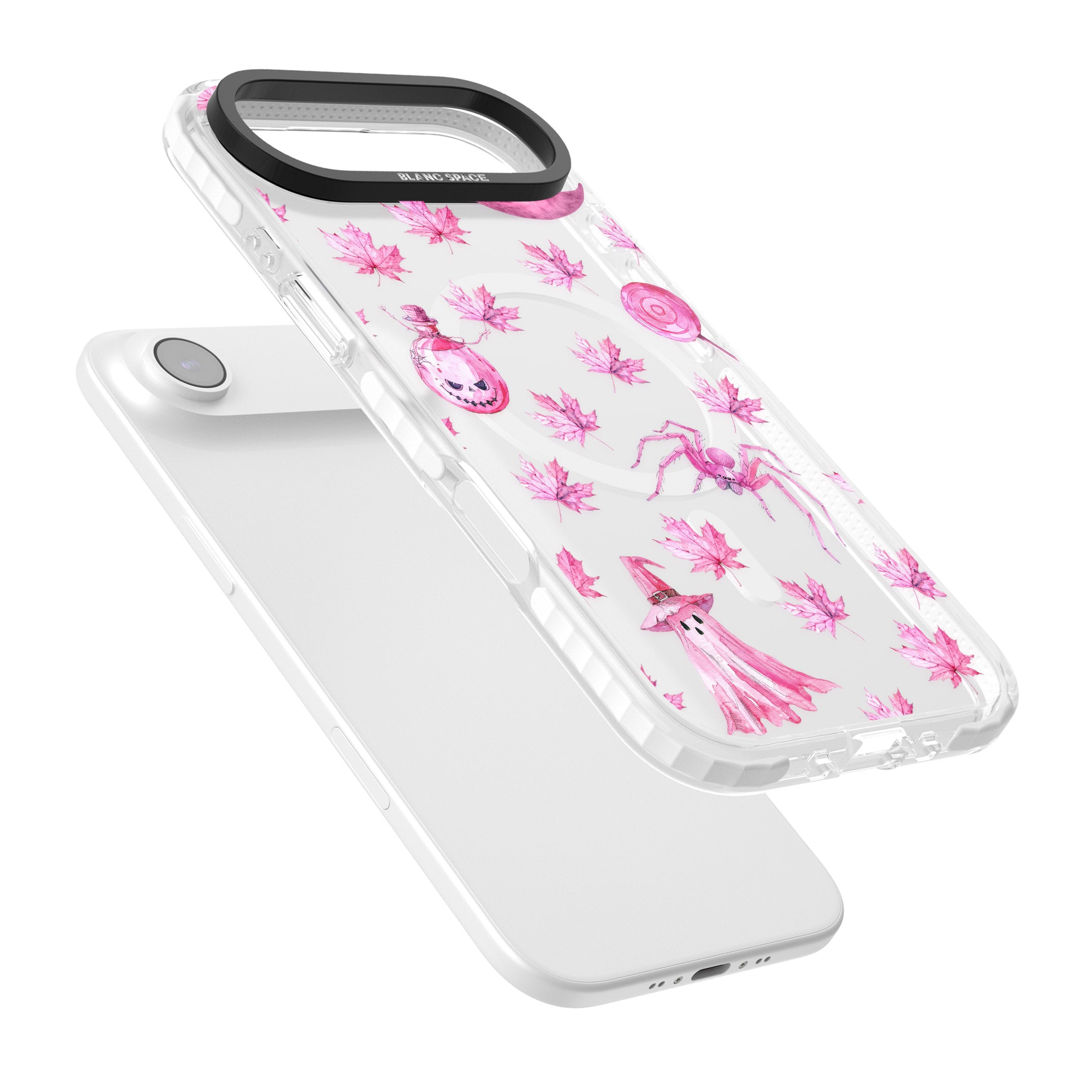 Pink Moon Maple iPhone 17 Air Impact Pro Clear Phone Case Colours