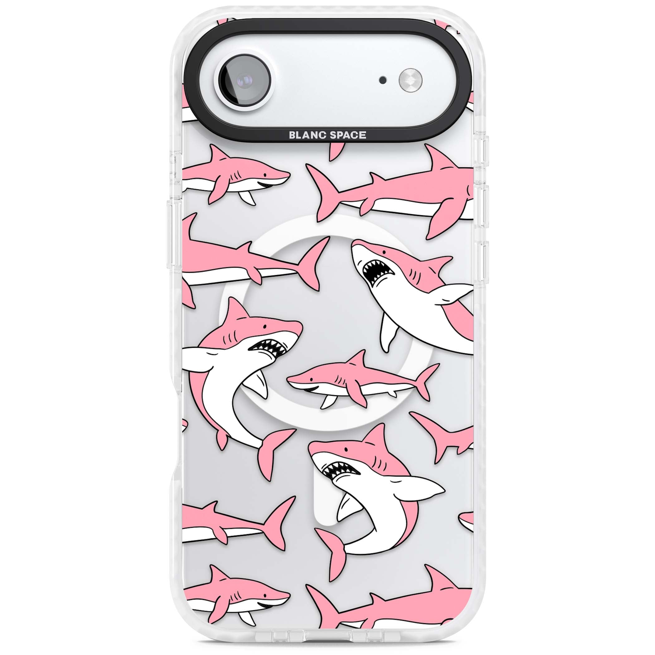 Bubblegum Sharks for her iPhone case | Impact Magsafe case for iPhone Air