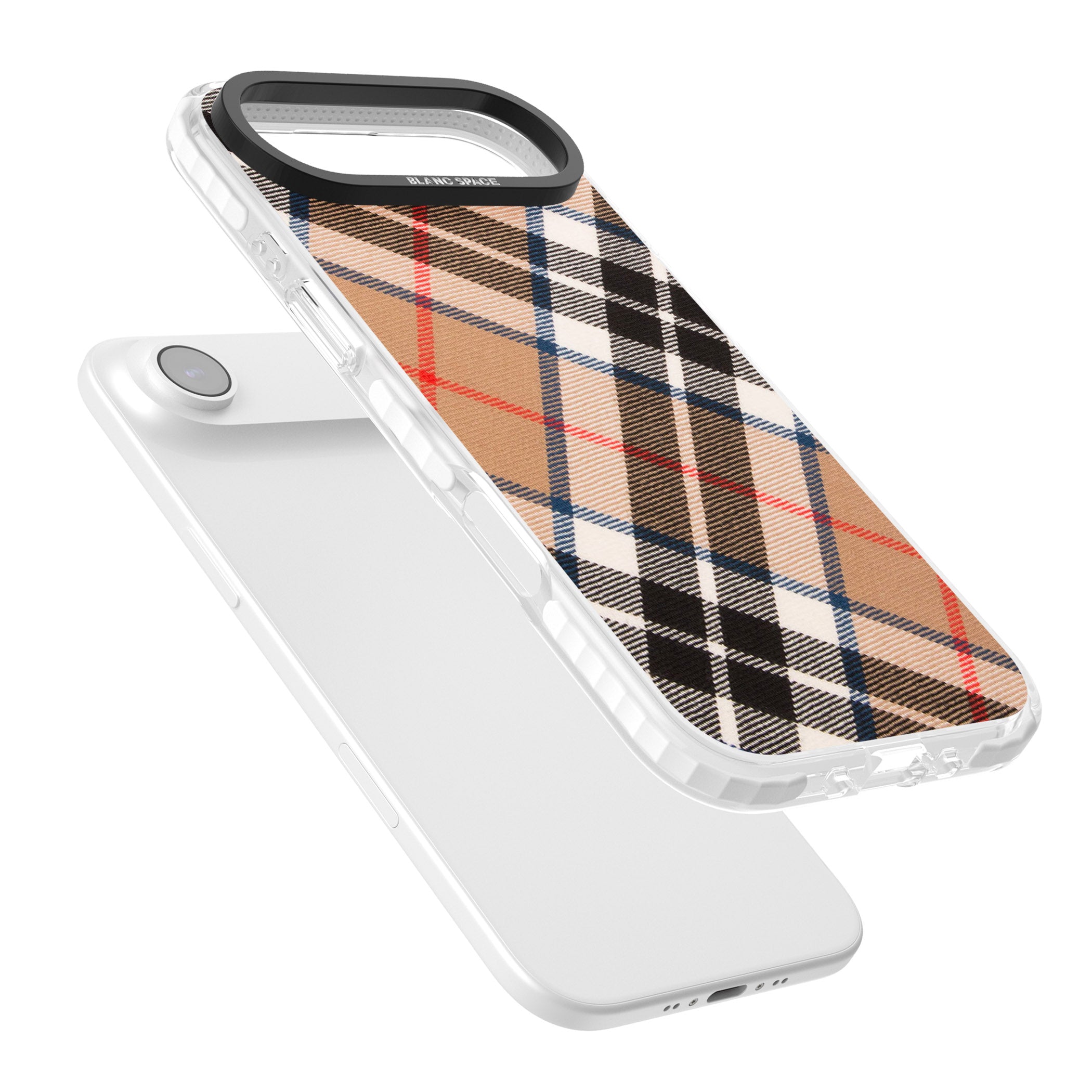 Haymarket Check iPhone 17 Air Impact Pro Clear Phone Case Colours