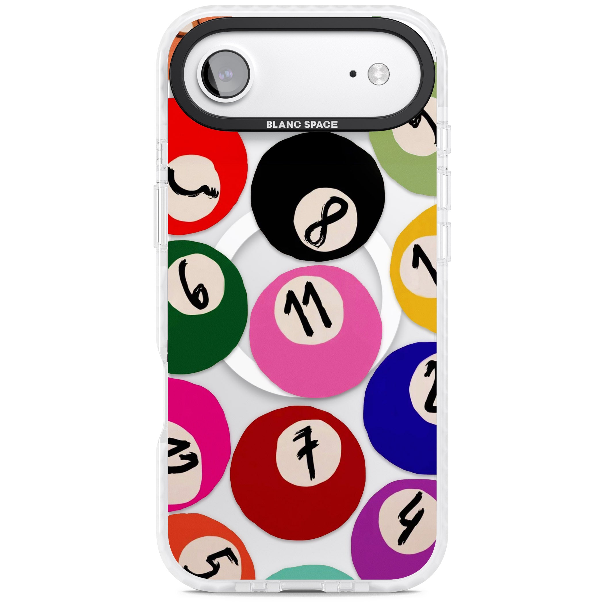 Pool Balls iPhone 17 Air Impact Pro Clear Phone Case