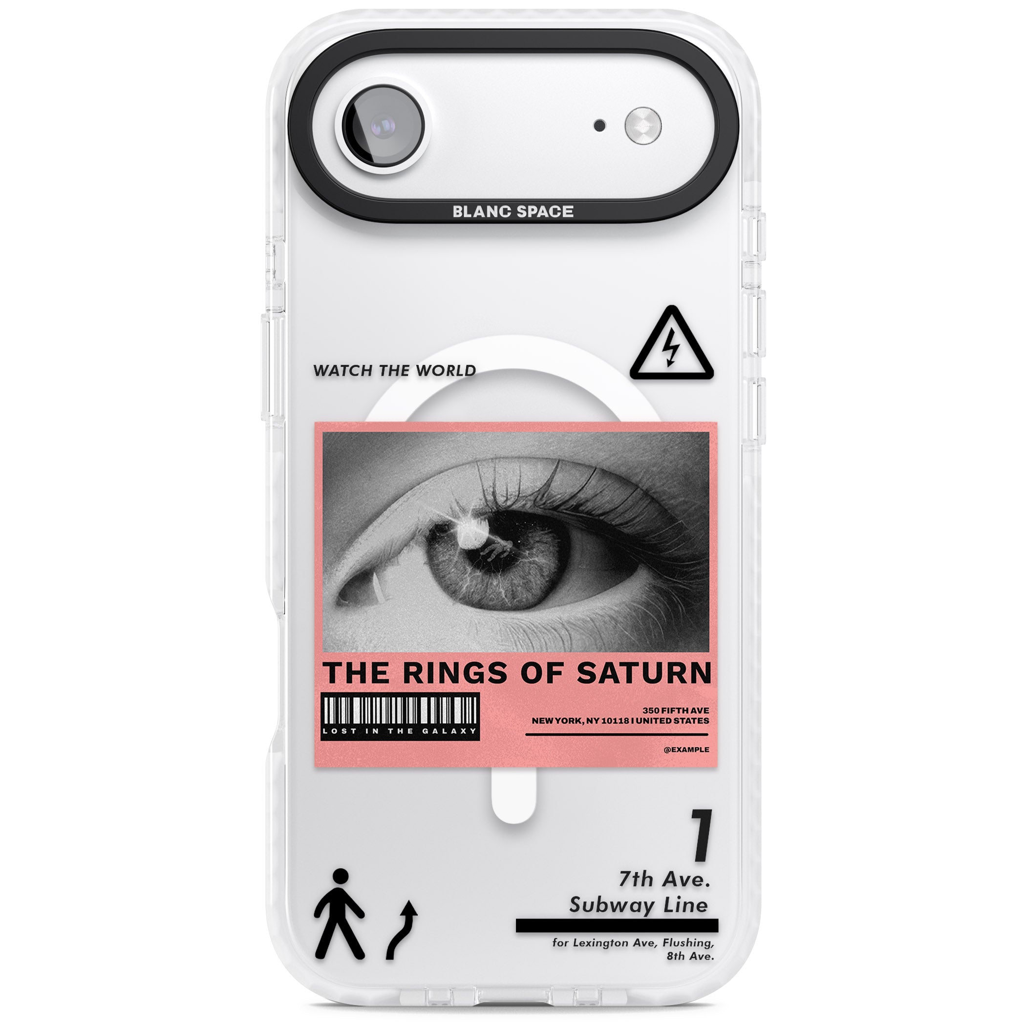 Watch The World iPhone 17 Air Impact Pro Clear Phone Case
