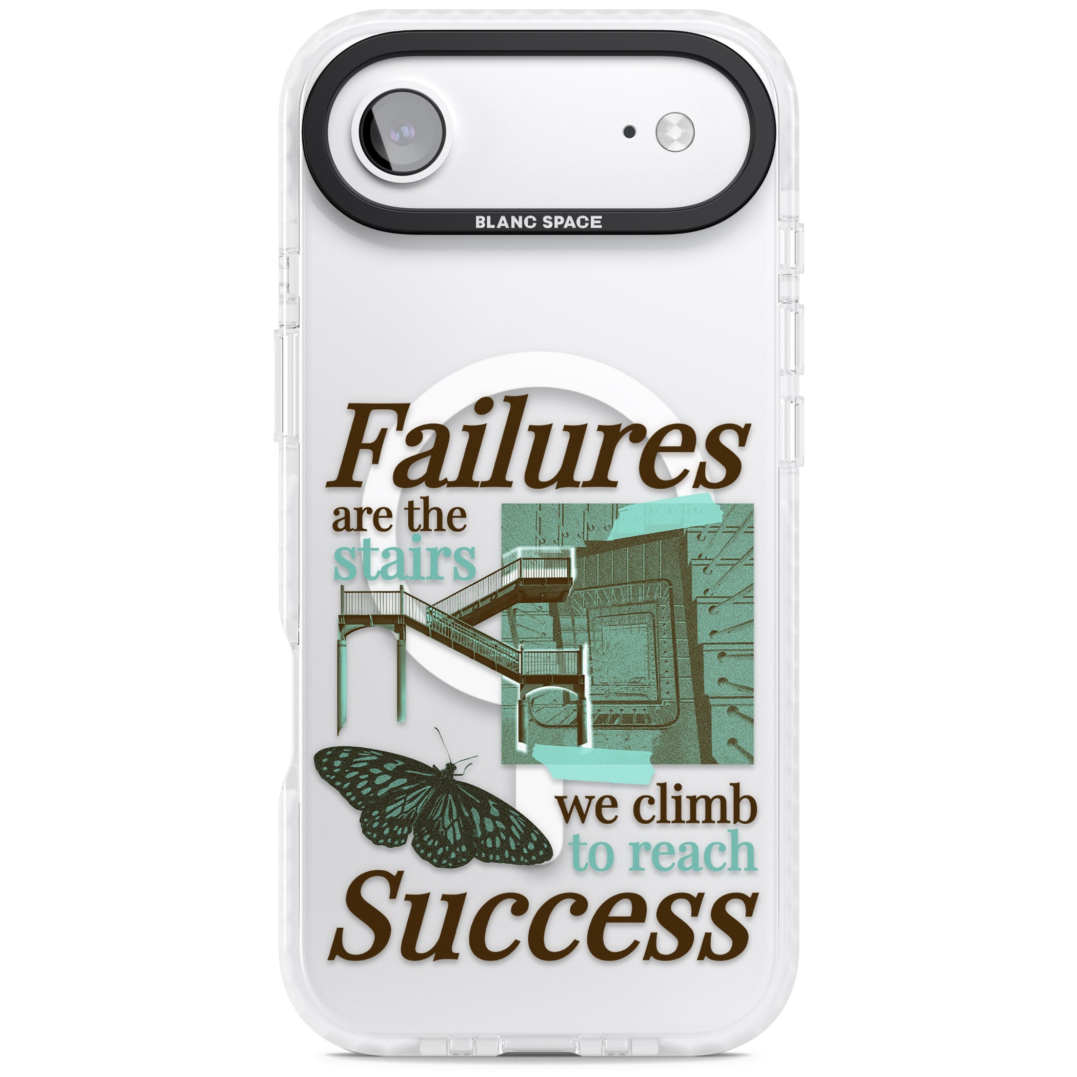 Fail To Succeed iPhone 17 Air Impact Pro Clear Phone Case