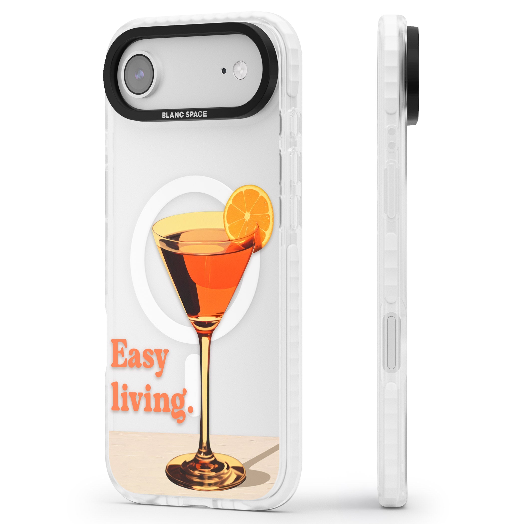 Easy Living iPhone 17 Air Impact Pro Clear Phone Case Side Profile