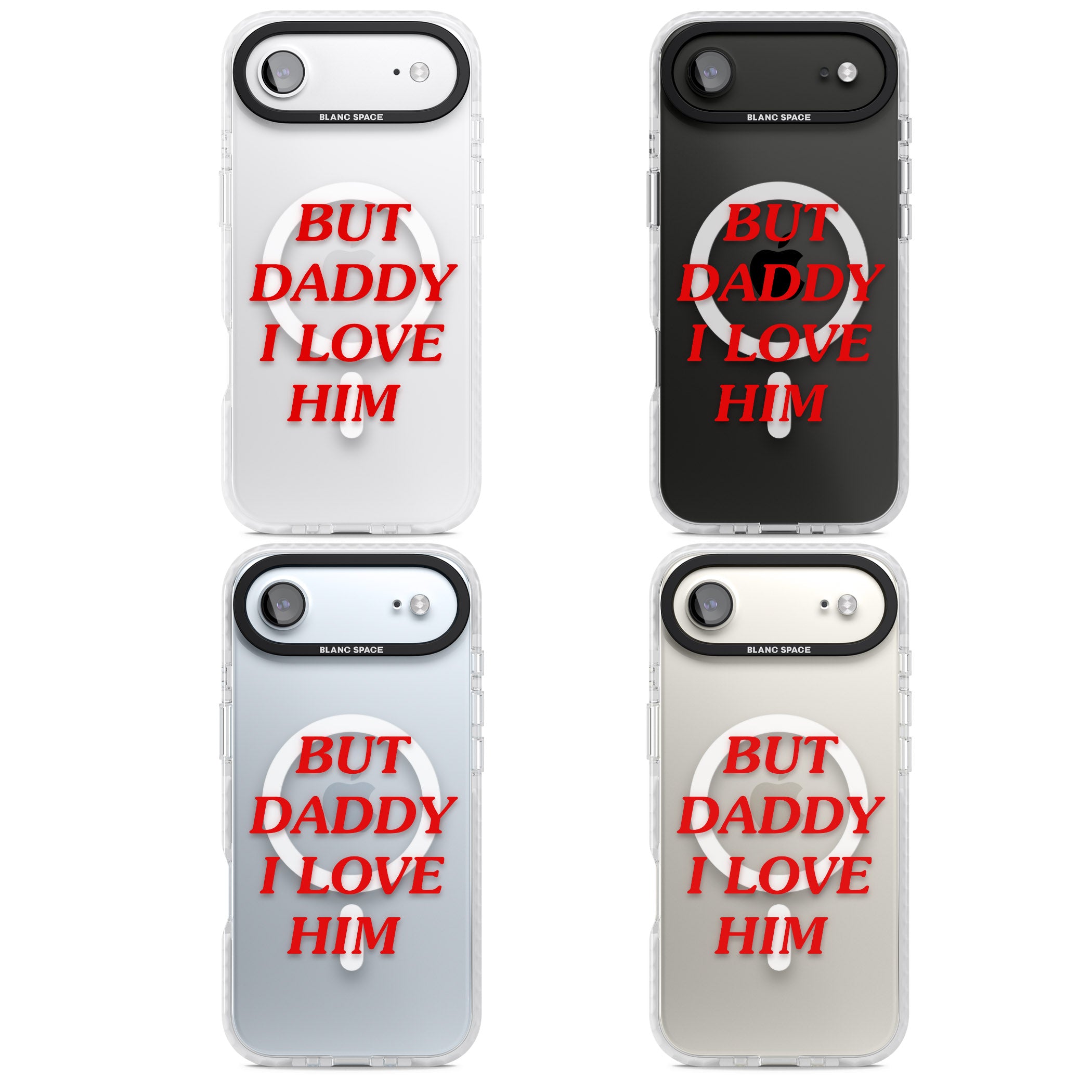 But Daddy I Love Him iPhone 17 Air Impact Pro Clear Phone Case APT Impact Protection