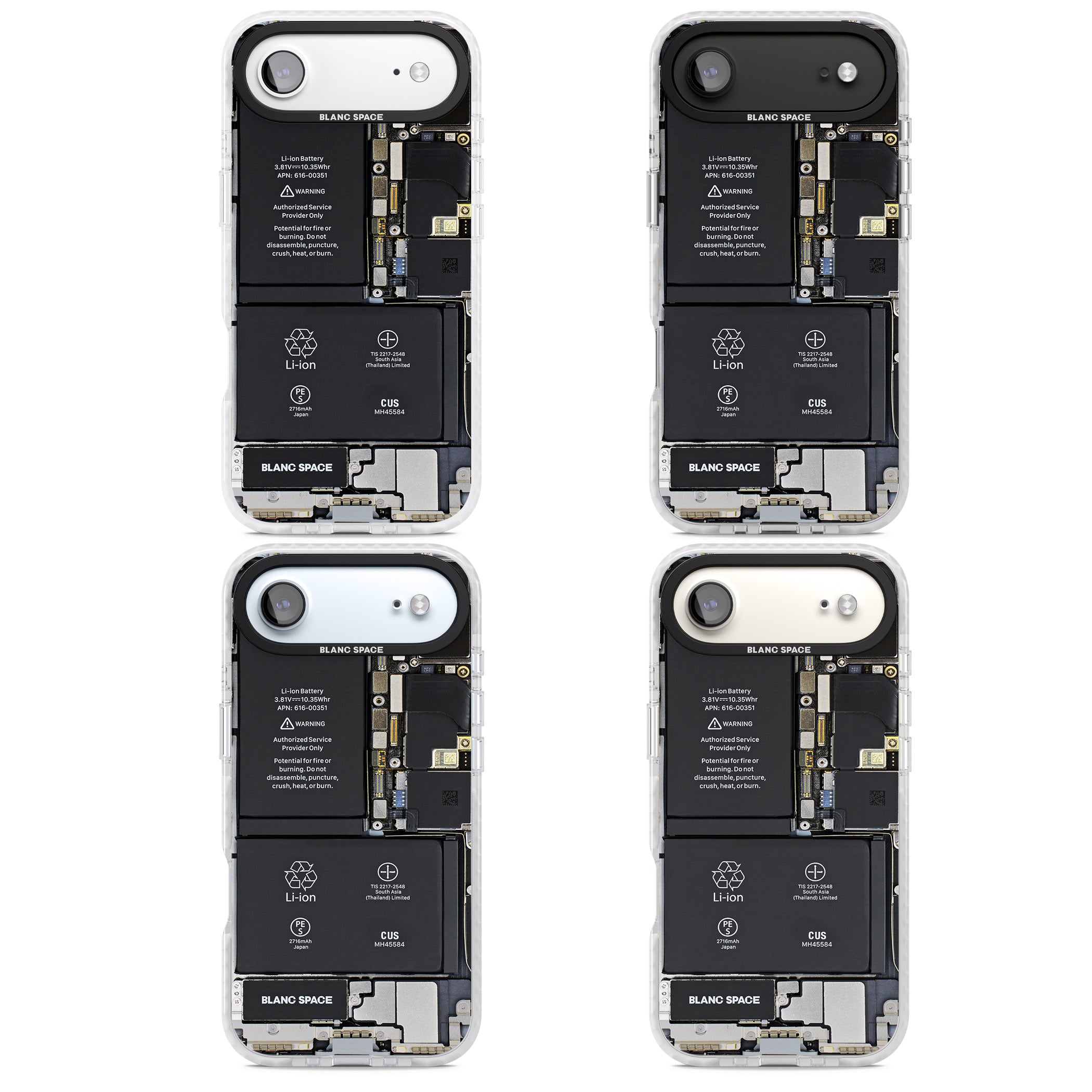 Circuit Board Standard iPhone 17 Air Impact Pro Clear Phone Case APT Impact Protection