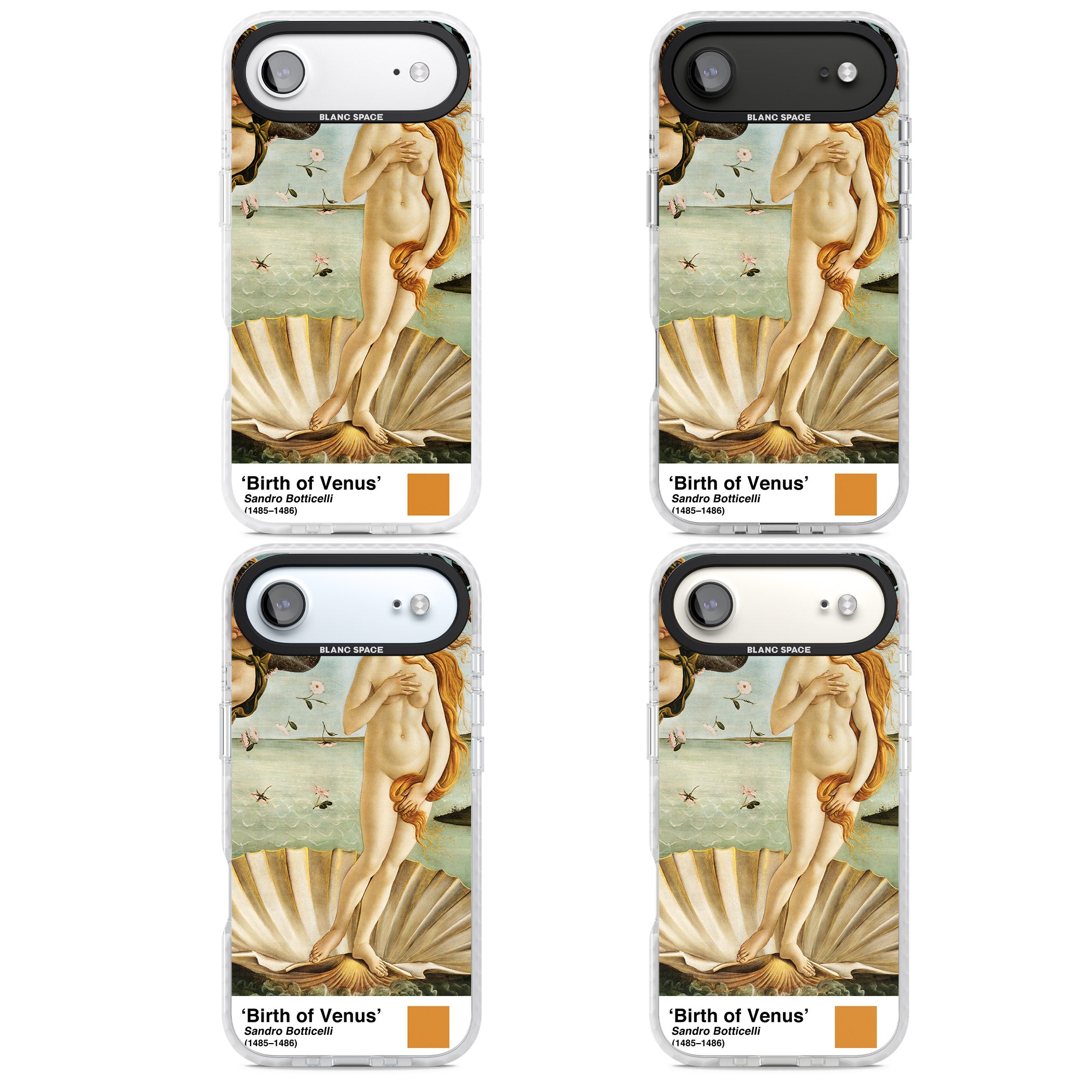 The Birth Of Venus iPhone 17 Air Impact Pro Clear Phone Case APT Impact Protection
