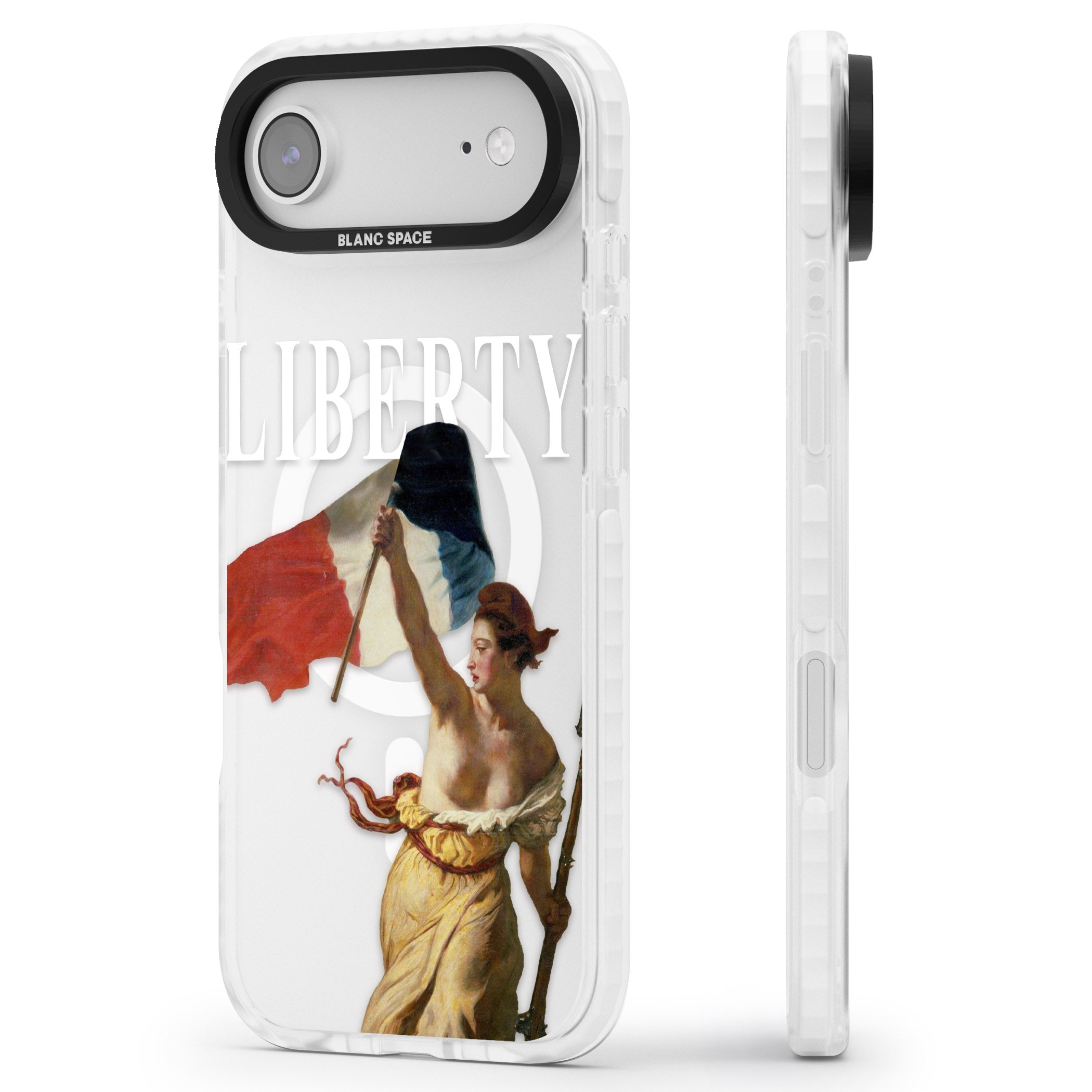 Liberty iPhone 17 Air Impact Pro Clear Phone Case Side Profile
