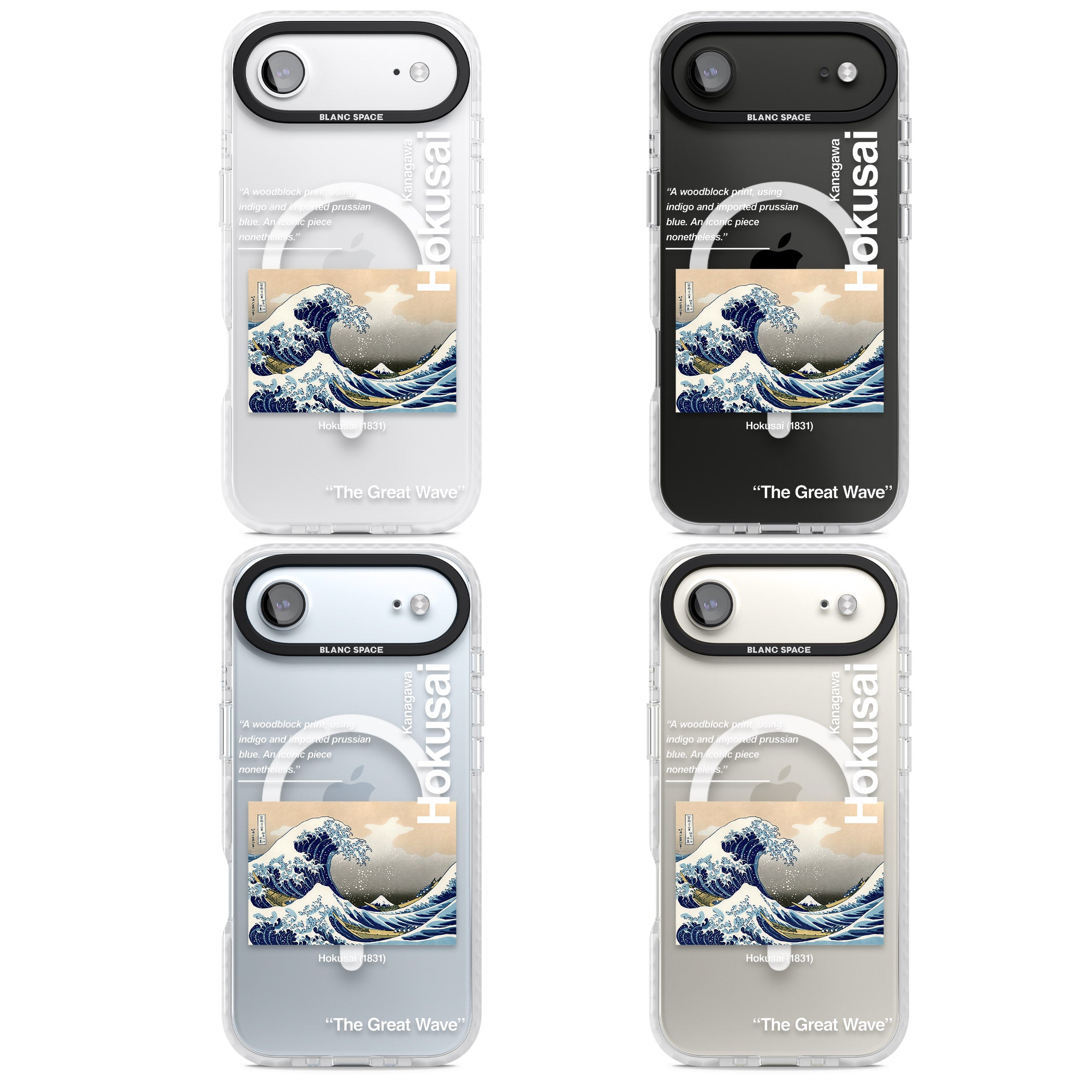 The Great Wave iPhone 17 Air Impact Pro Clear Phone Case APT Impact Protection