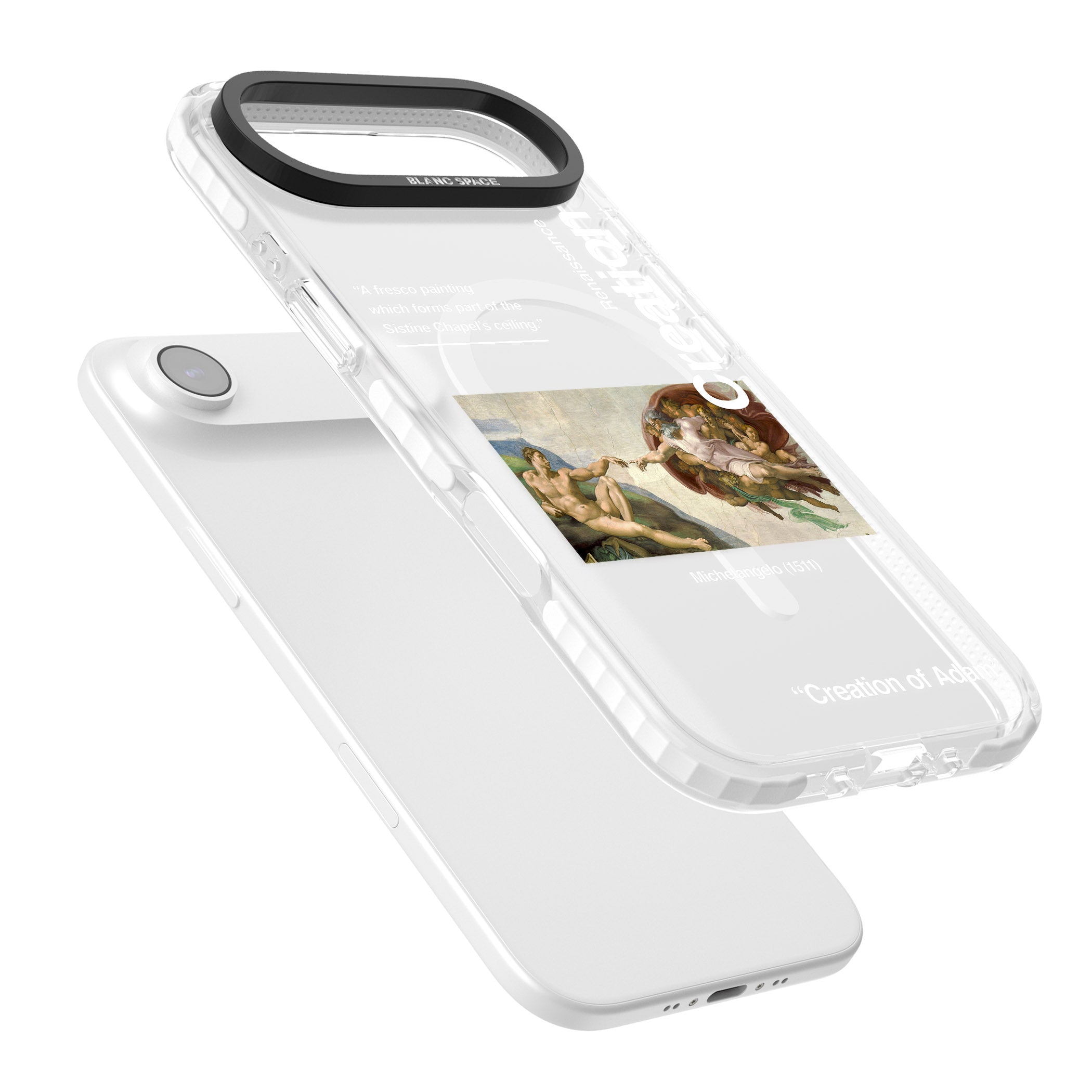 Creation Of Adam Michelangelo iPhone 17 Air Impact Pro Clear Phone Case Colours