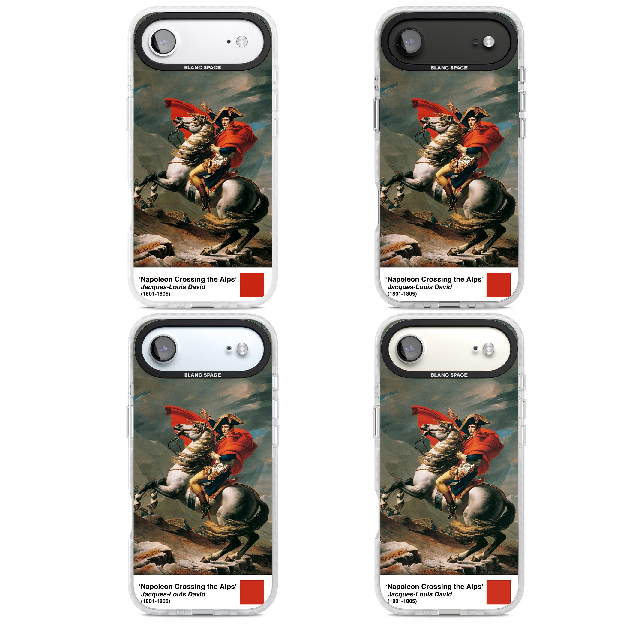 Napoleon Crossing The Alps iPhone 17 Air Impact Pro Clear Phone Case APT Impact Protection