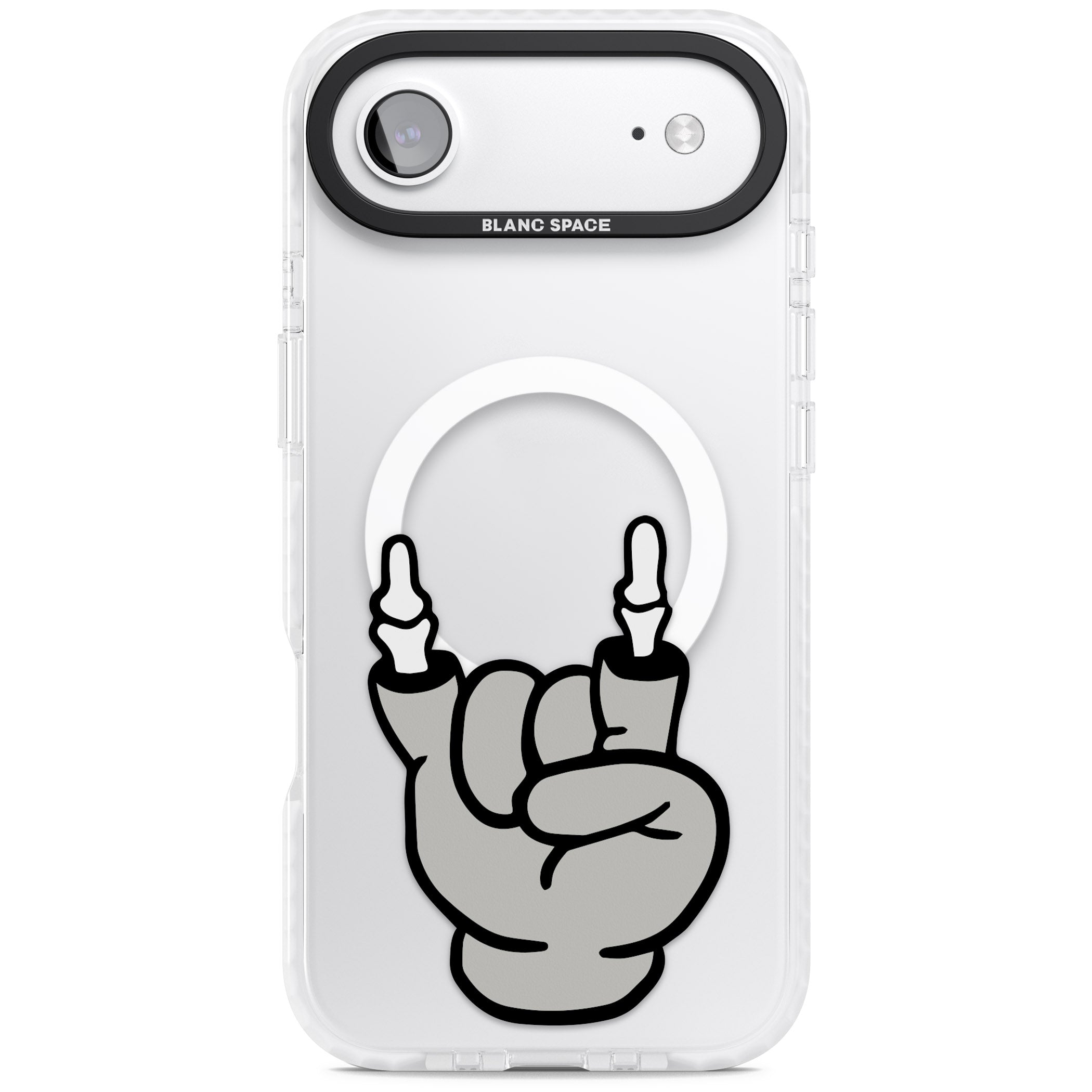 Rock 'Til You Drop iPhone 17 Air Impact Pro Clear Phone Case