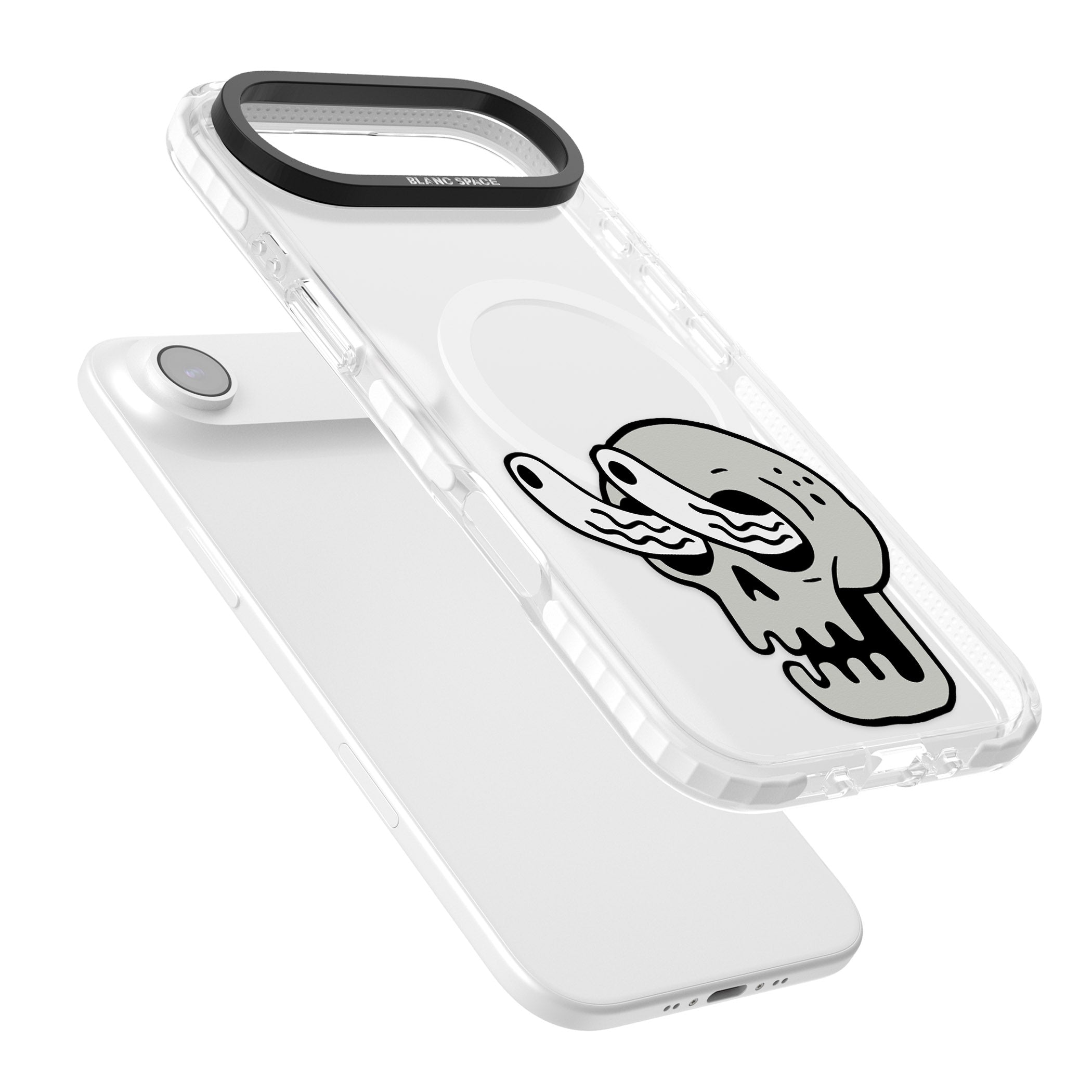 Skull Eyes iPhone 17 Air Impact Pro Clear Phone Case Colours