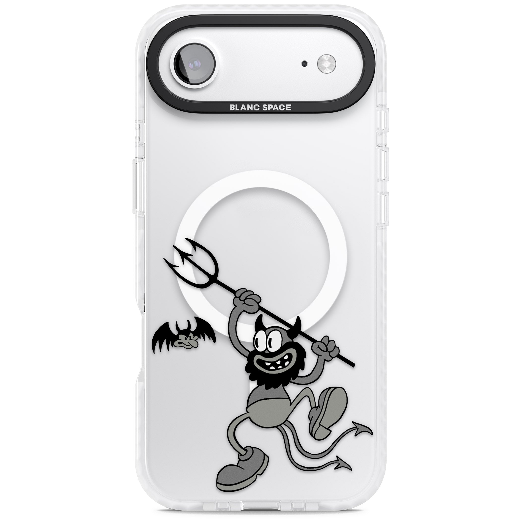 Dancing Devil iPhone 17 Air Impact Pro Clear Phone Case