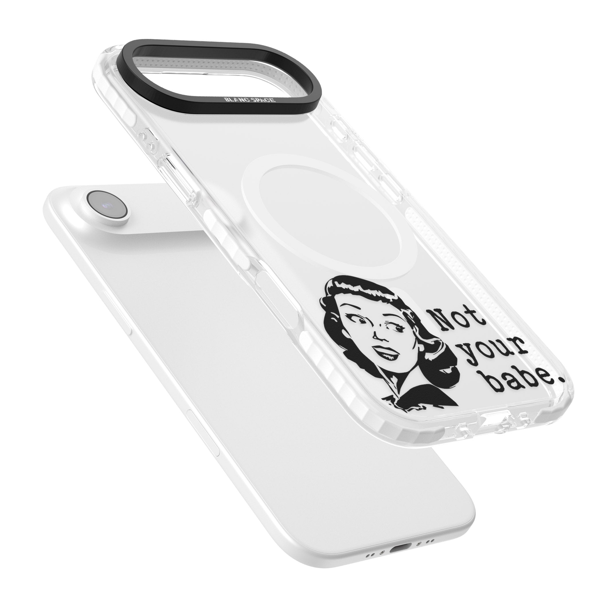 Not Your Babe iPhone 17 Air Impact Pro Clear Phone Case Colours