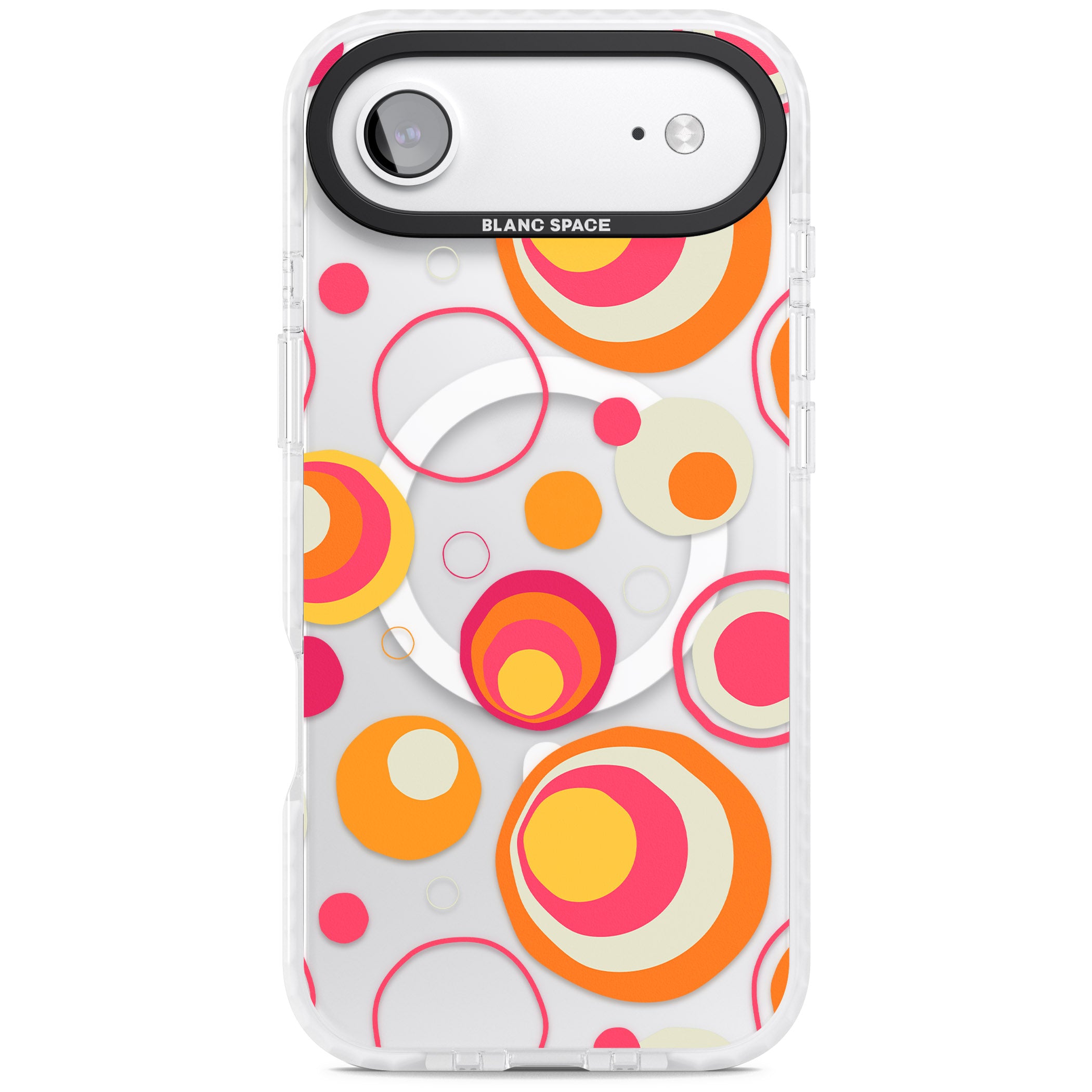 Mid Century Party Pattern iPhone 17 Air Impact Pro Clear Phone Case