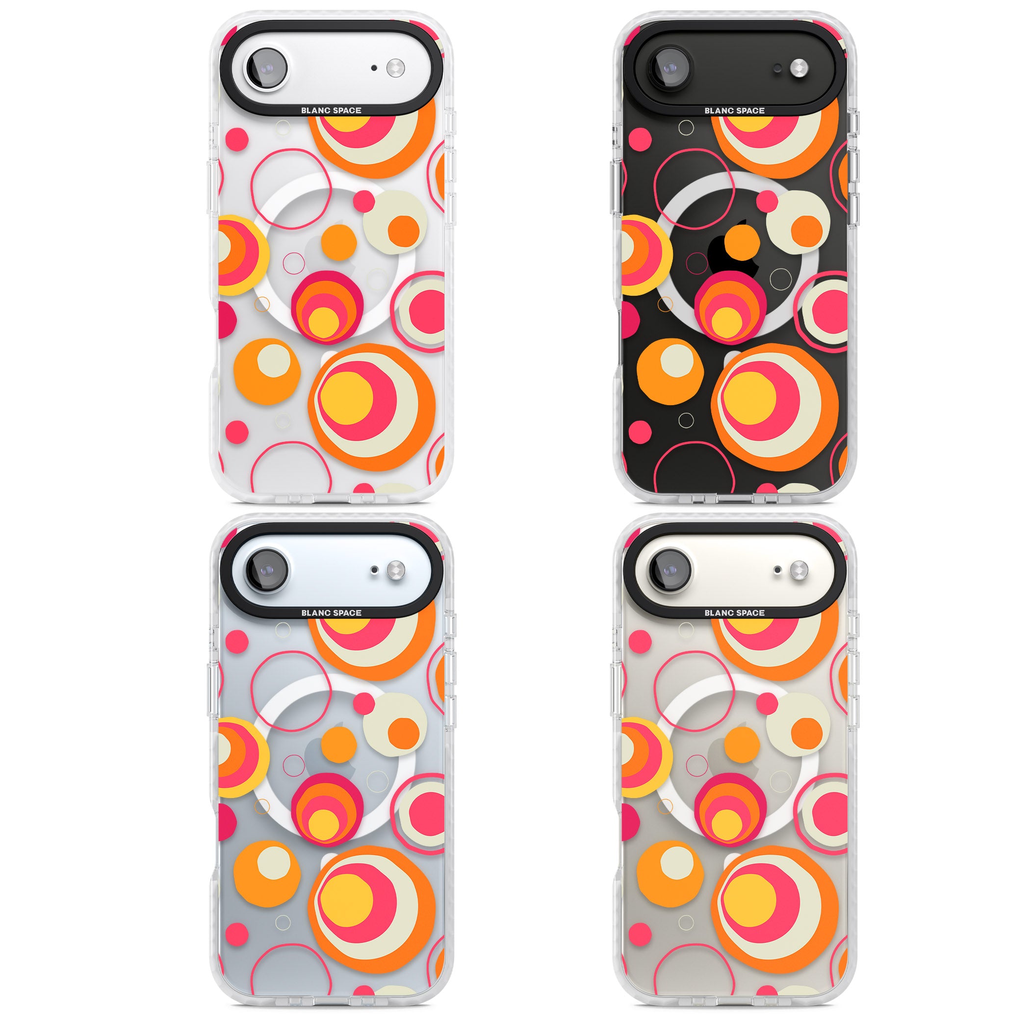 Mid Century Party Pattern iPhone 17 Air Impact Pro Clear Phone Case APT Impact Protection