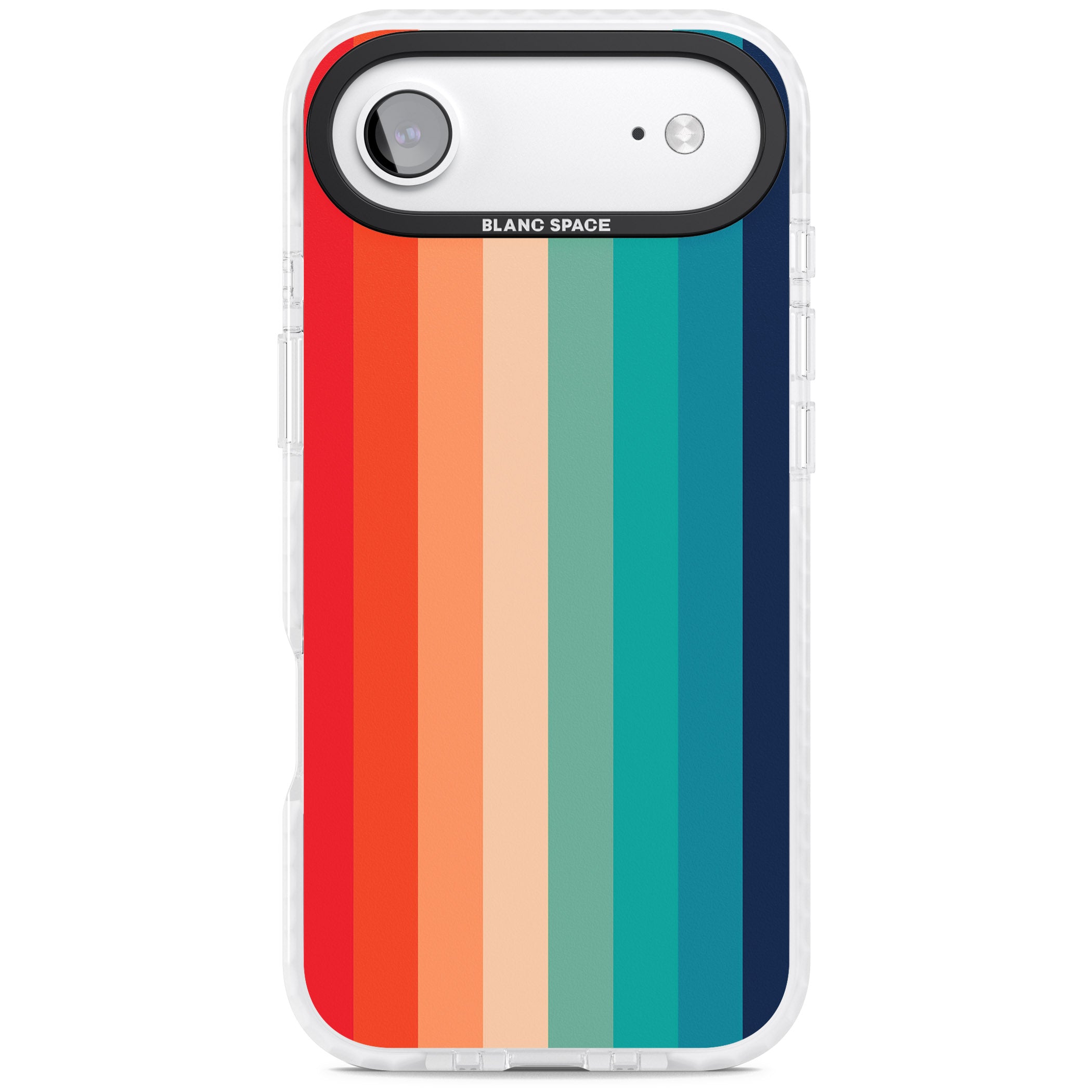 Retro 70'S Colour Palette iPhone 17 Air Impact Pro Clear Phone Case