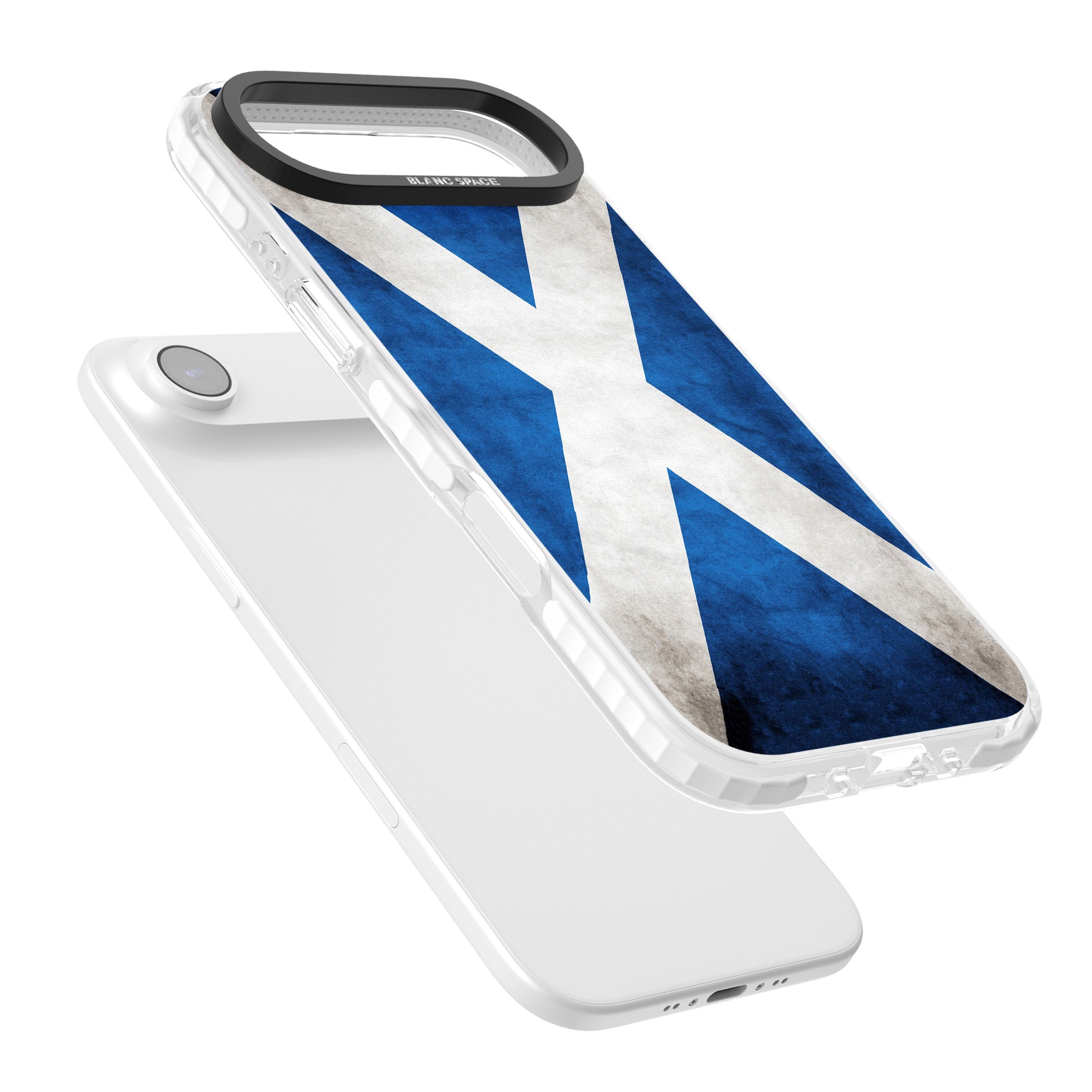 Scotland Saltire Flag iPhone 17 Air Impact Pro Clear Phone Case Colours