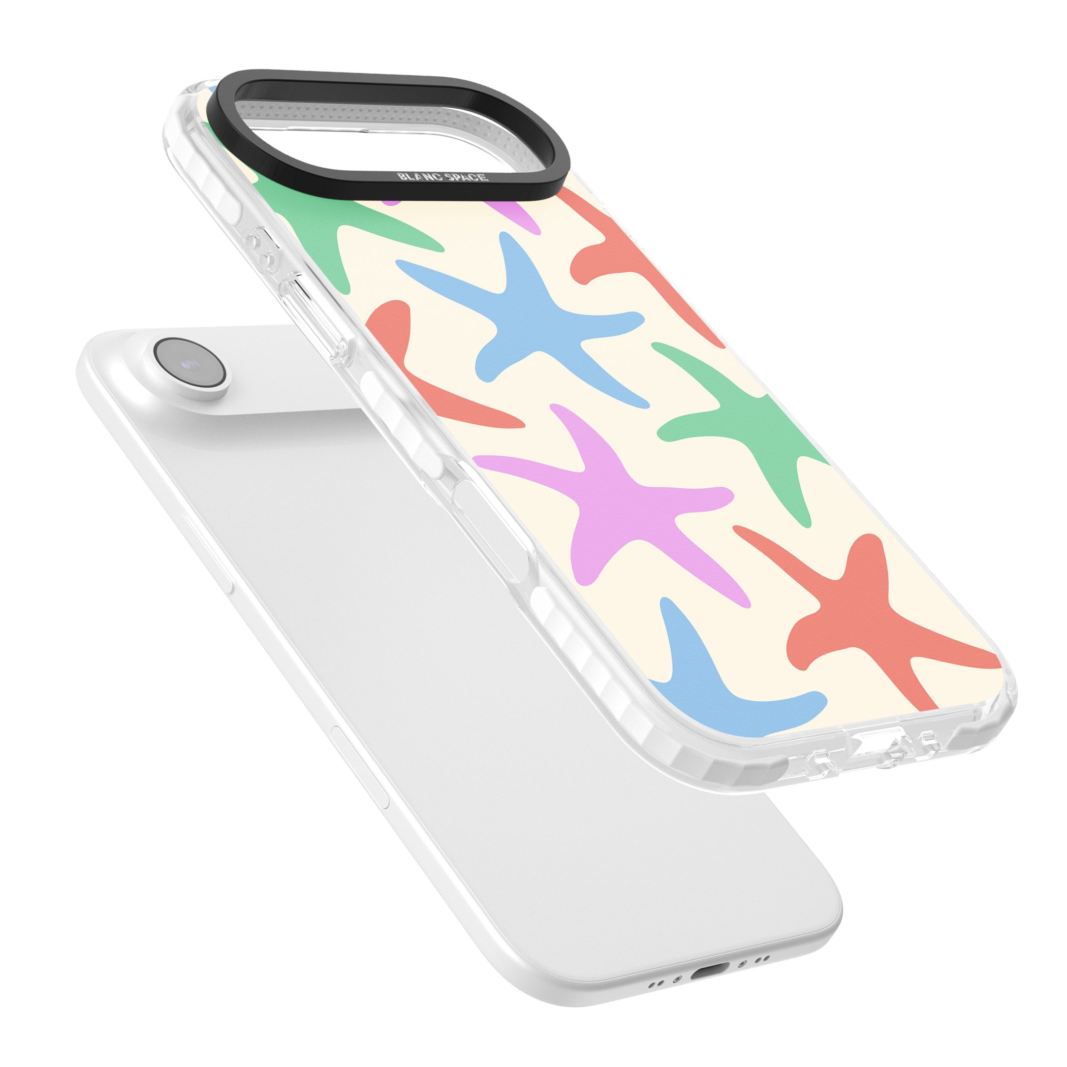 Pastel Starfish iPhone 17 Air Impact Pro Clear Phone Case Colours
