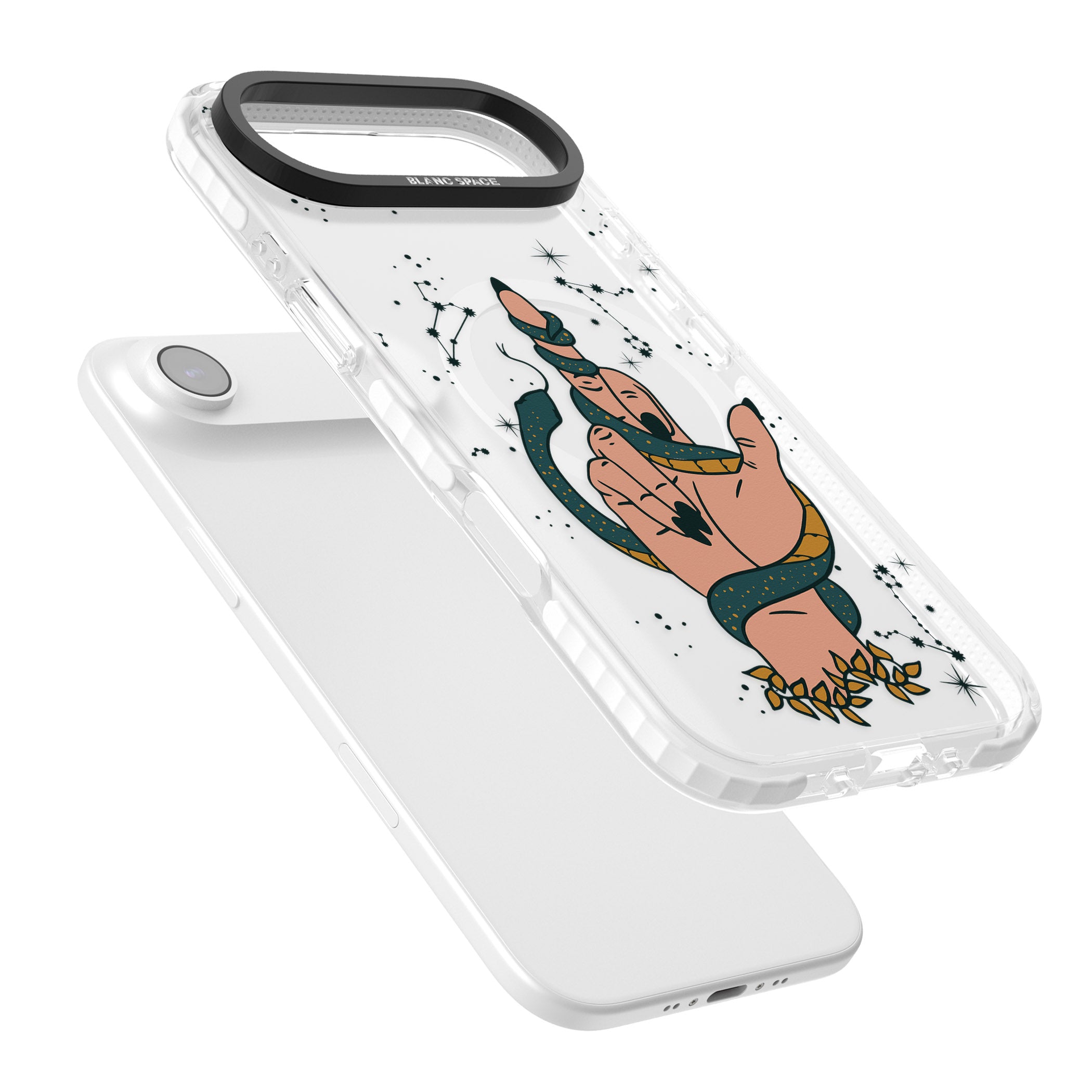 Snakes, Stars And Cynicism iPhone 17 Air Impact Pro Clear Phone Case Colours