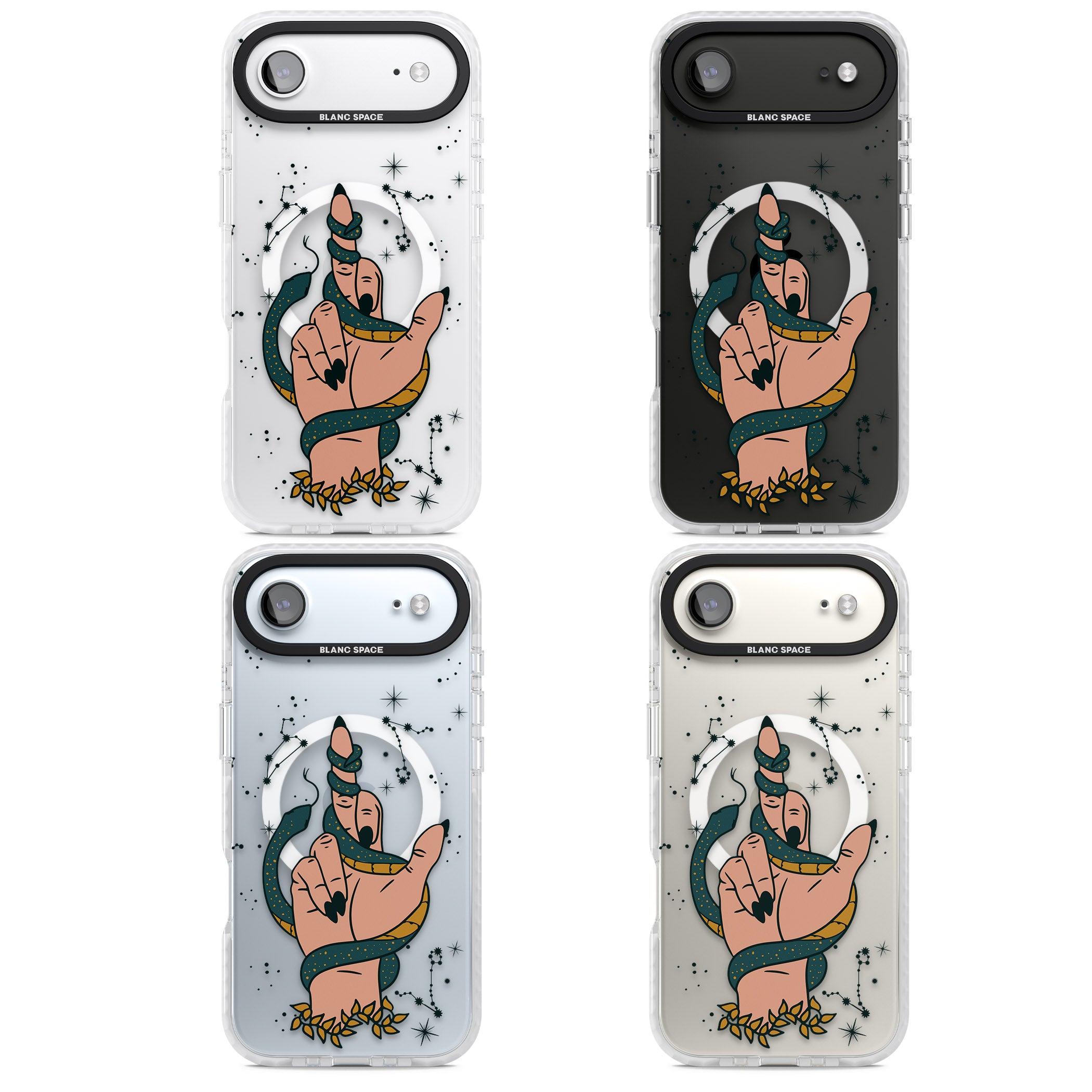 Snakes, Stars And Cynicism iPhone 17 Air Impact Pro Clear Phone Case APT Impact Protection