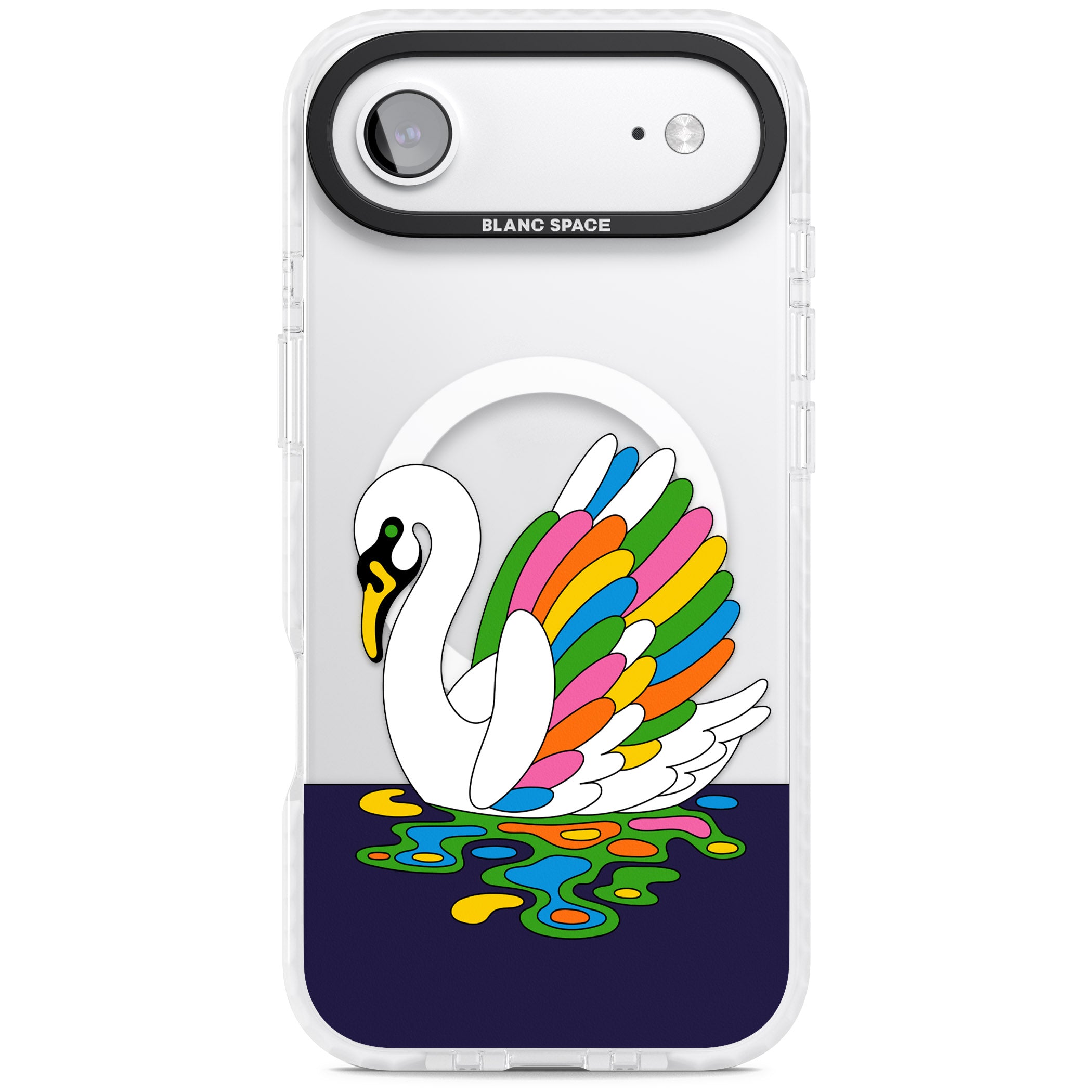 Serene Swan iPhone 17 Air Impact Pro Clear Phone Case