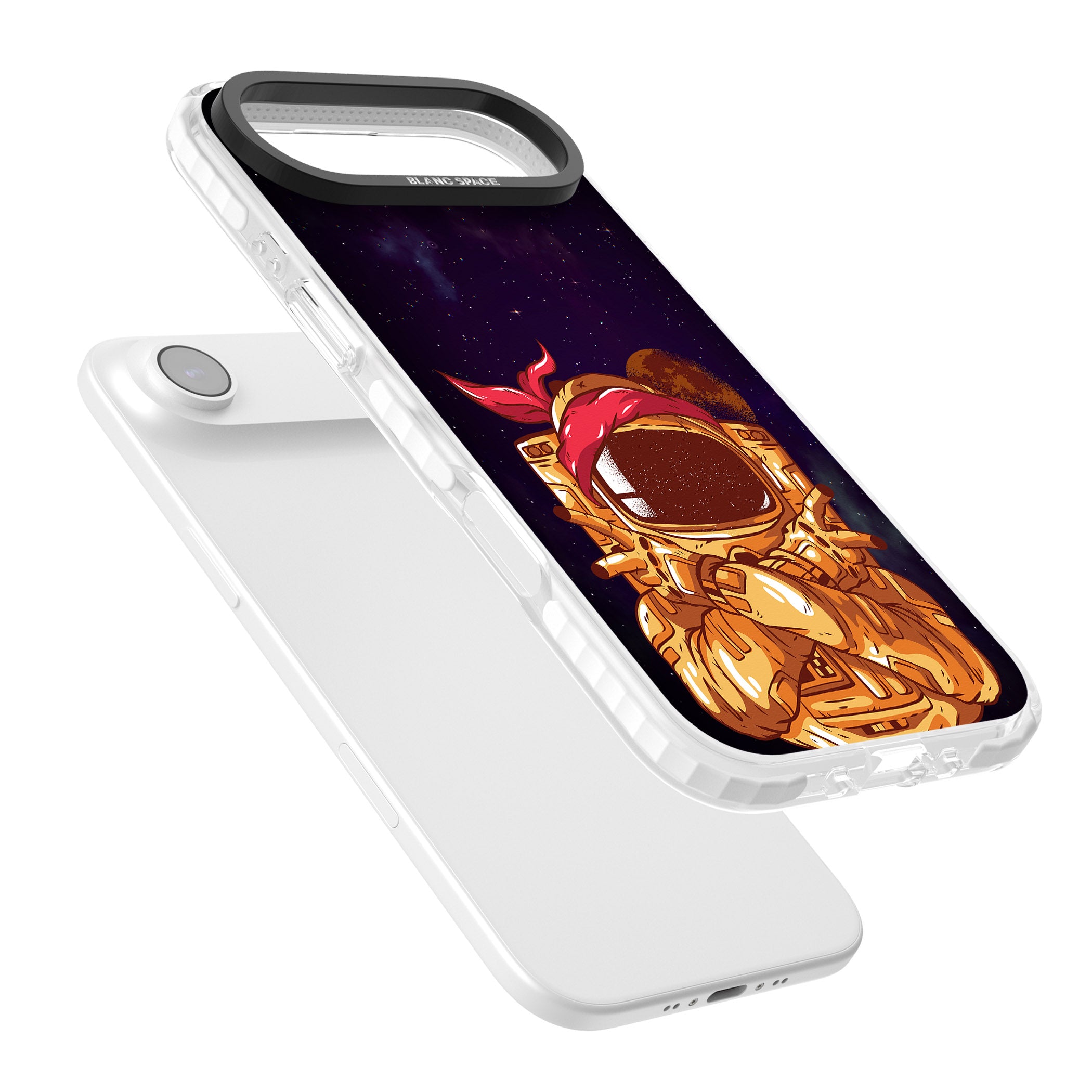 Space Gangster iPhone 17 Air Impact Pro Clear Phone Case Colours