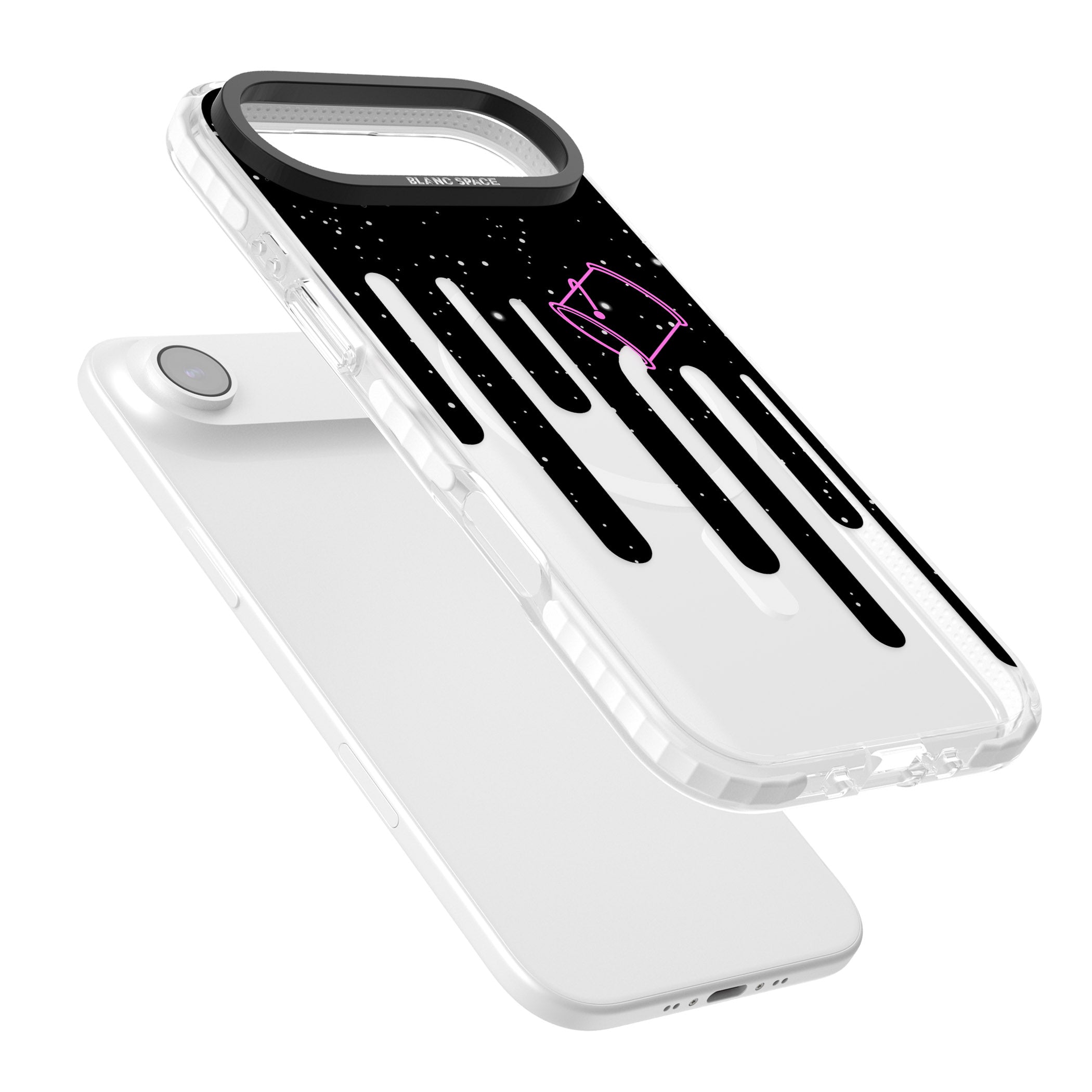 Cosmic Drip iPhone 17 Air Impact Pro Clear Phone Case Colours