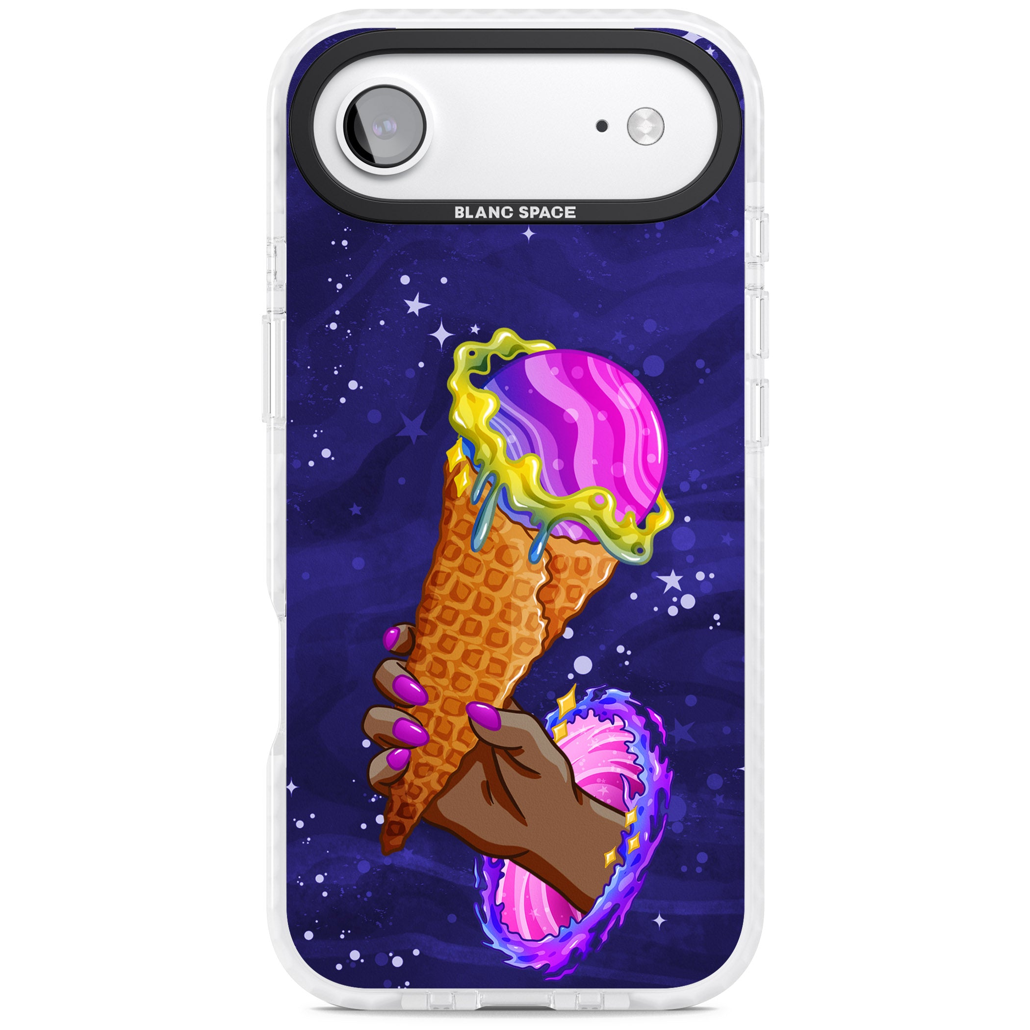 Interdimensional Ice Cream iPhone 17 Air Impact Pro Clear Phone Case