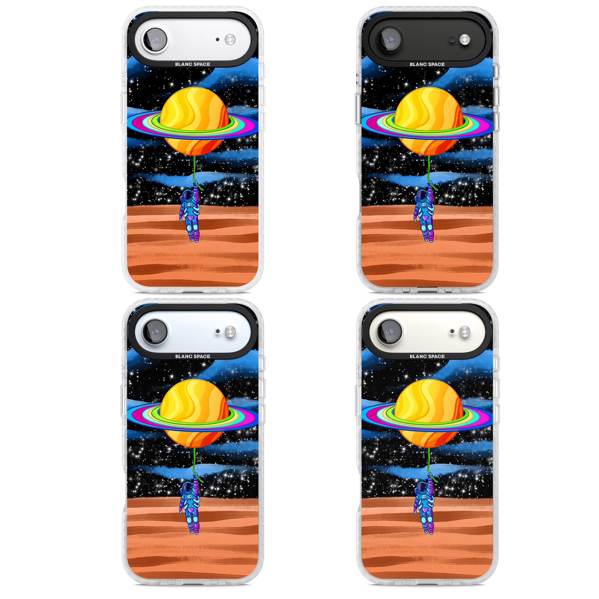 World On Helium iPhone 17 Air Impact Pro Clear Phone Case APT Impact Protection