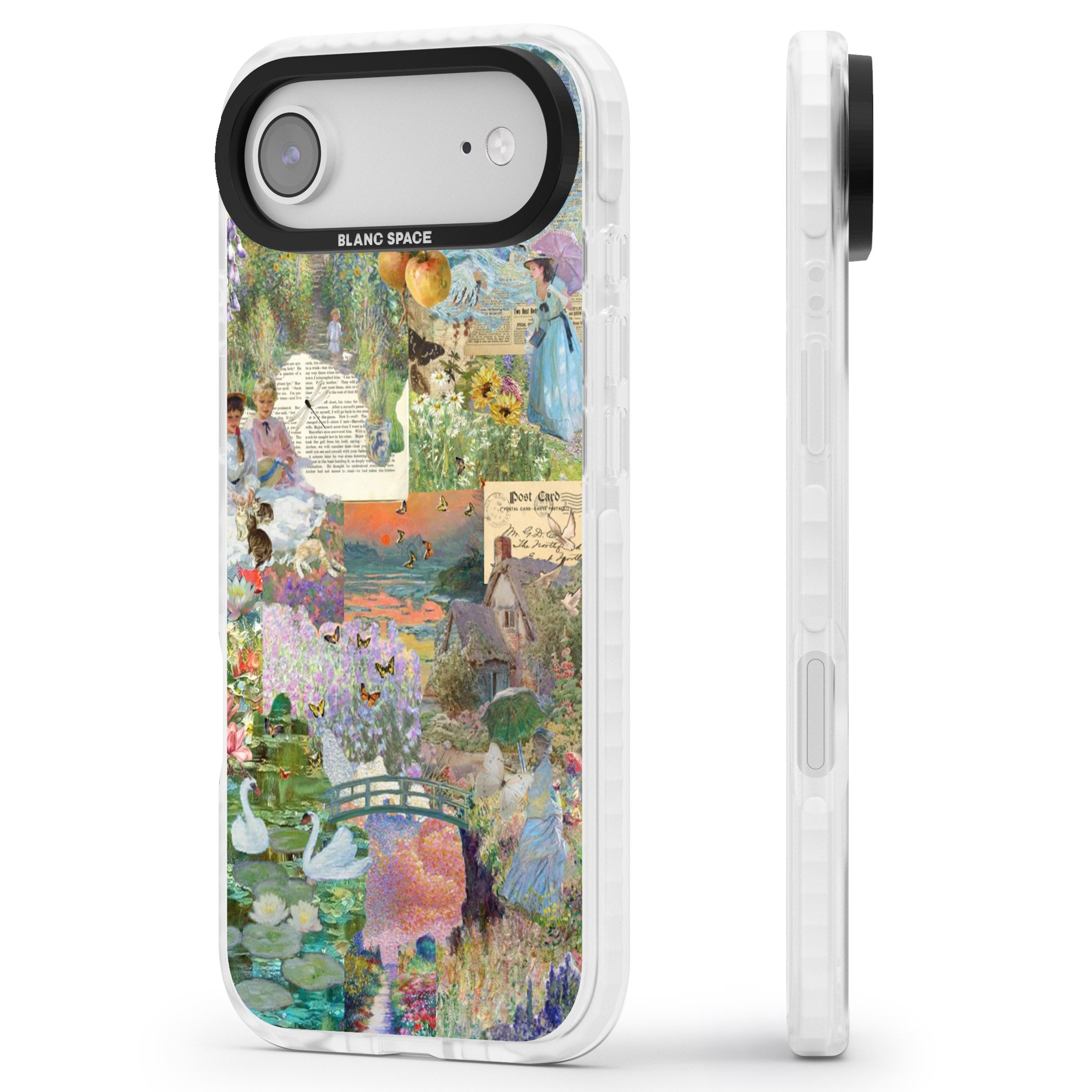 Artful Spring iPhone 17 Air Impact Pro Clear Phone Case Side Profile