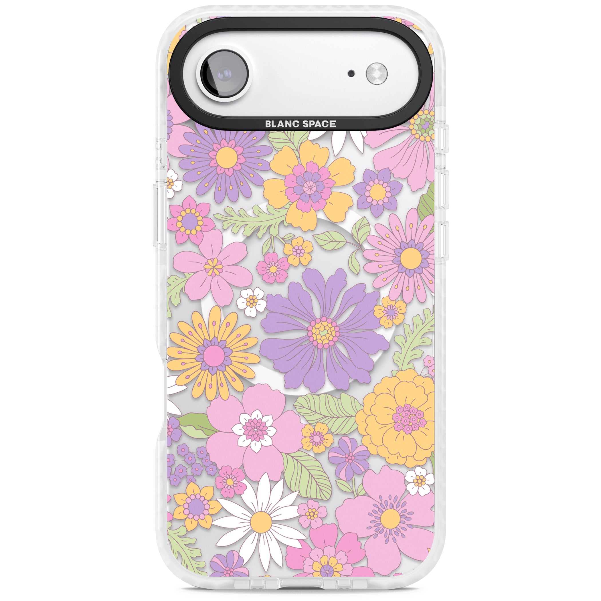 Soft Flower Mix iPhone 17 Air Impact Pro Clear Phone Case