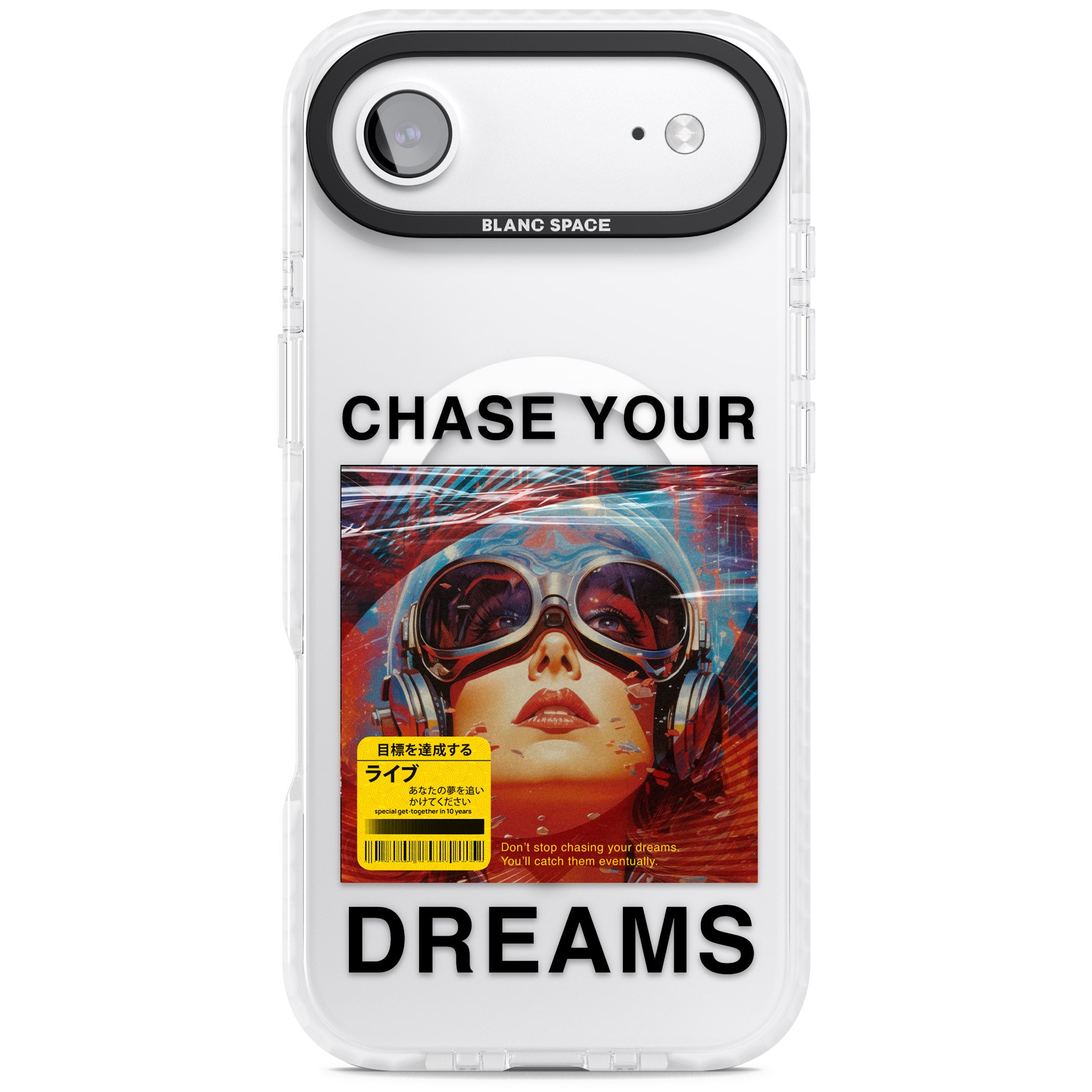 Chase Your Dreams iPhone 17 Air Impact Pro Clear Phone Case