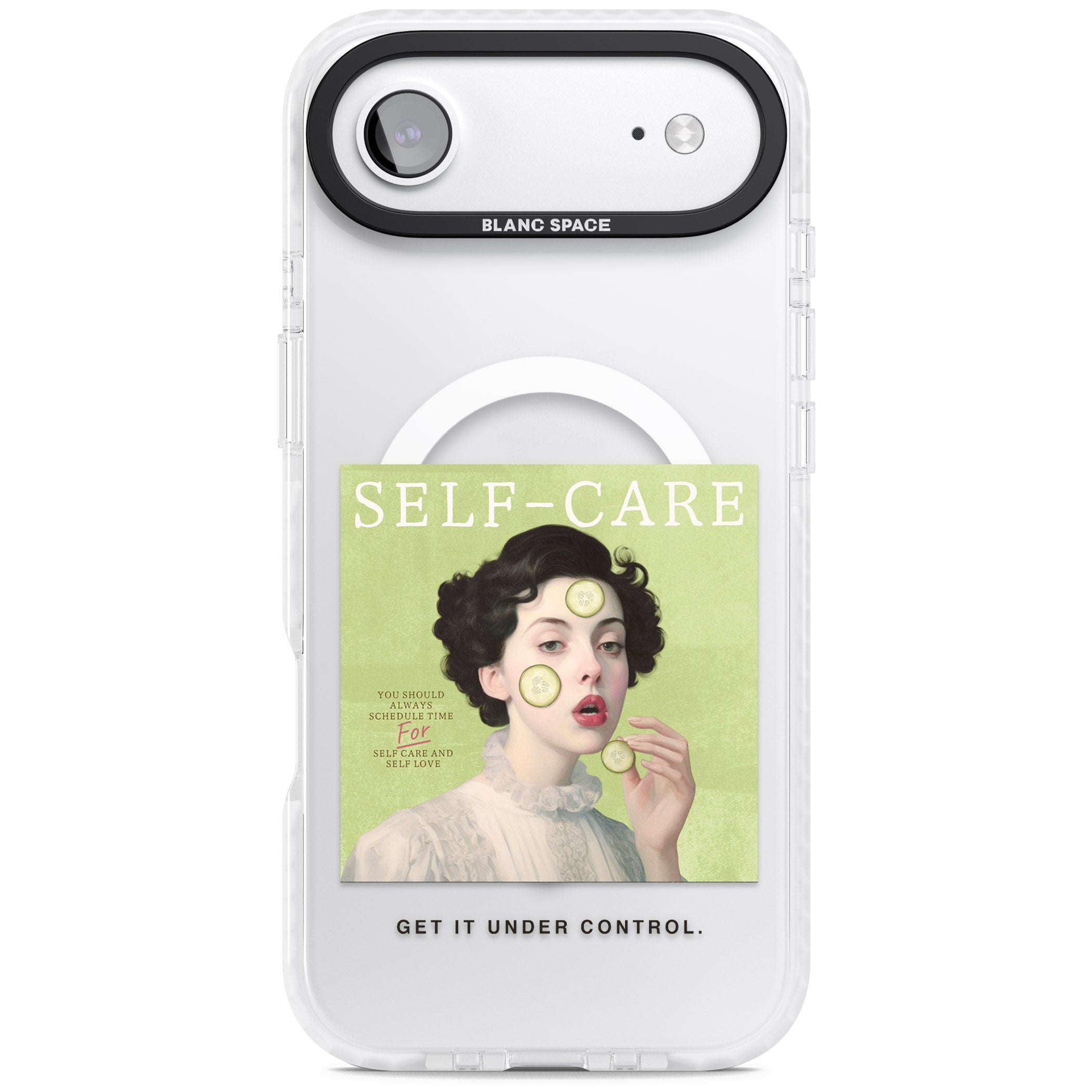 Self Care iPhone 17 Air Impact Pro Clear Phone Case