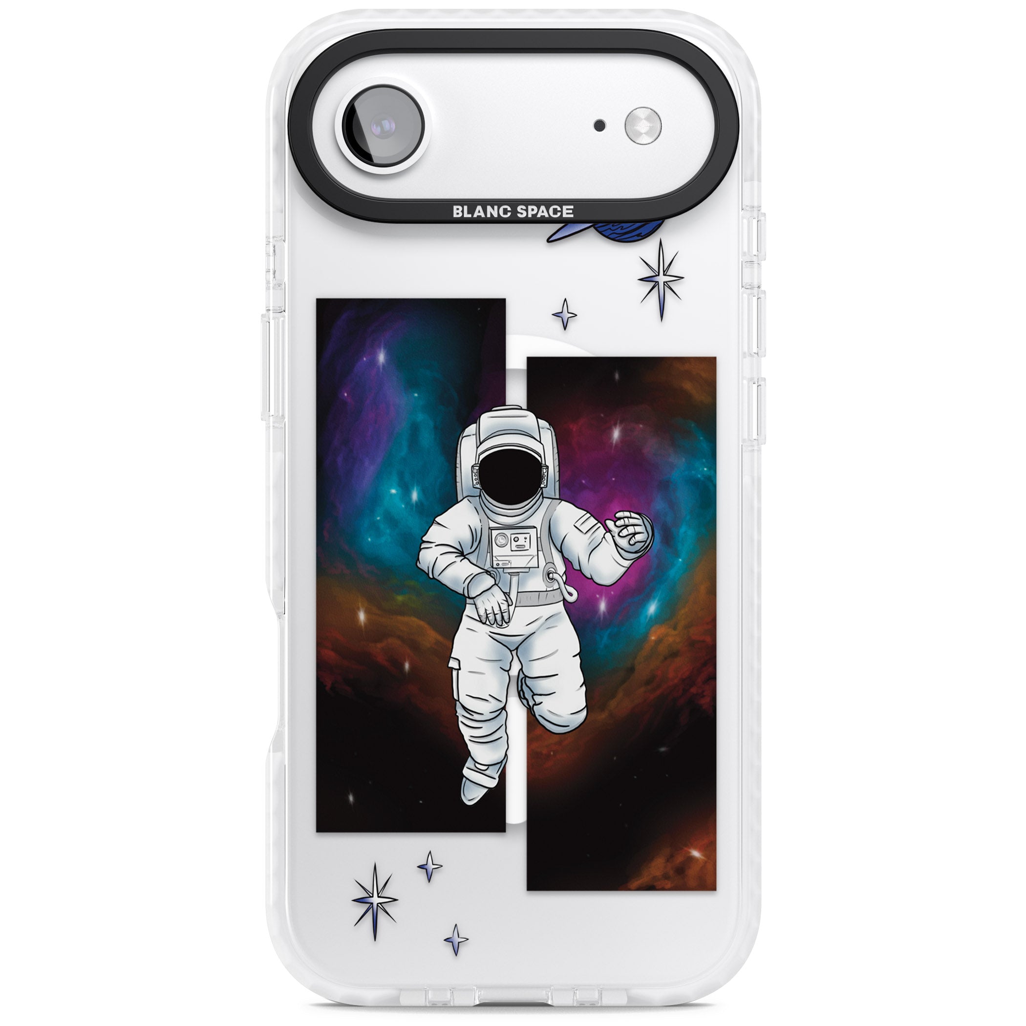 Escape The Nebula iPhone 17 Air Impact Pro Clear Phone Case