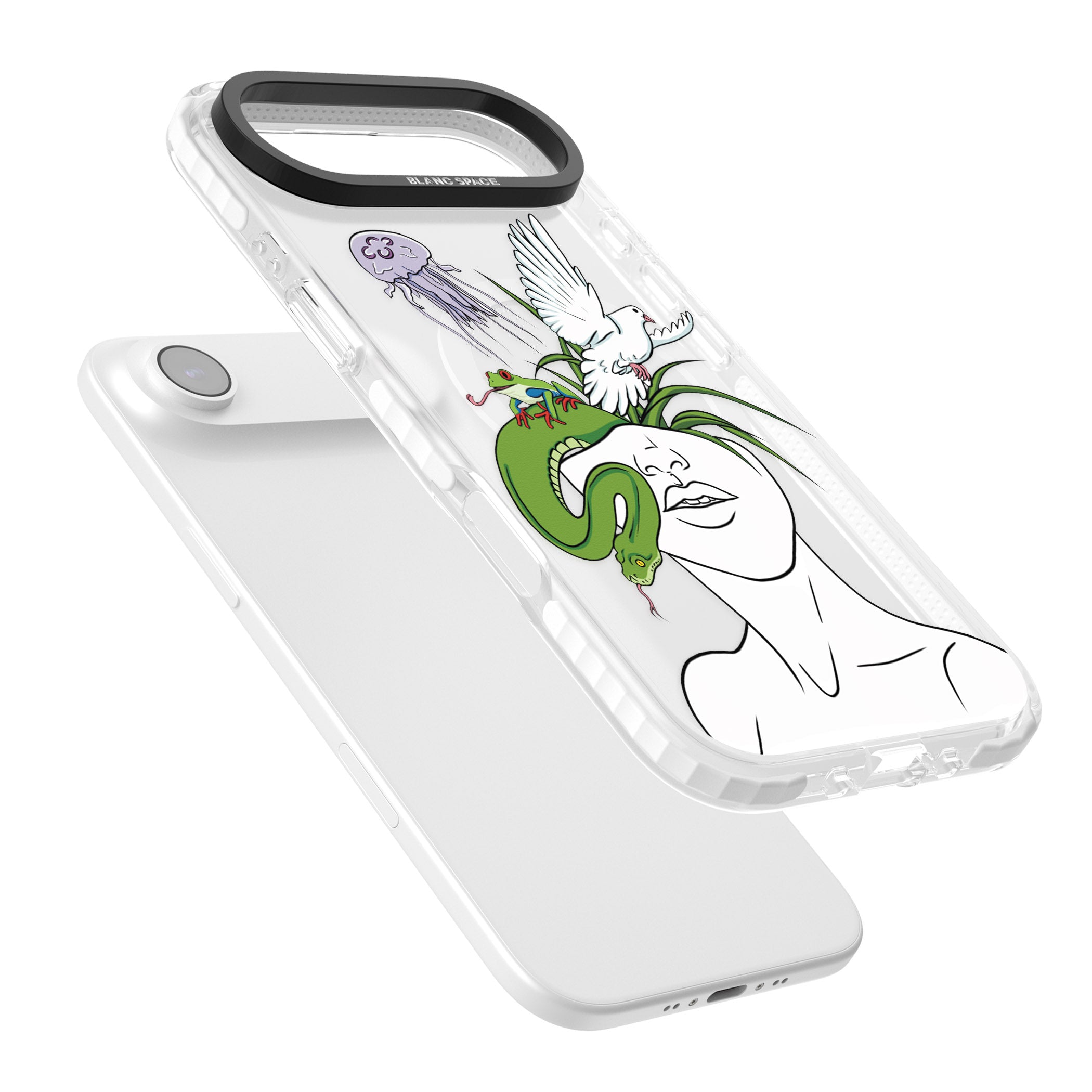 Wild Thoughts iPhone 17 Air Impact Pro Clear Phone Case Colours