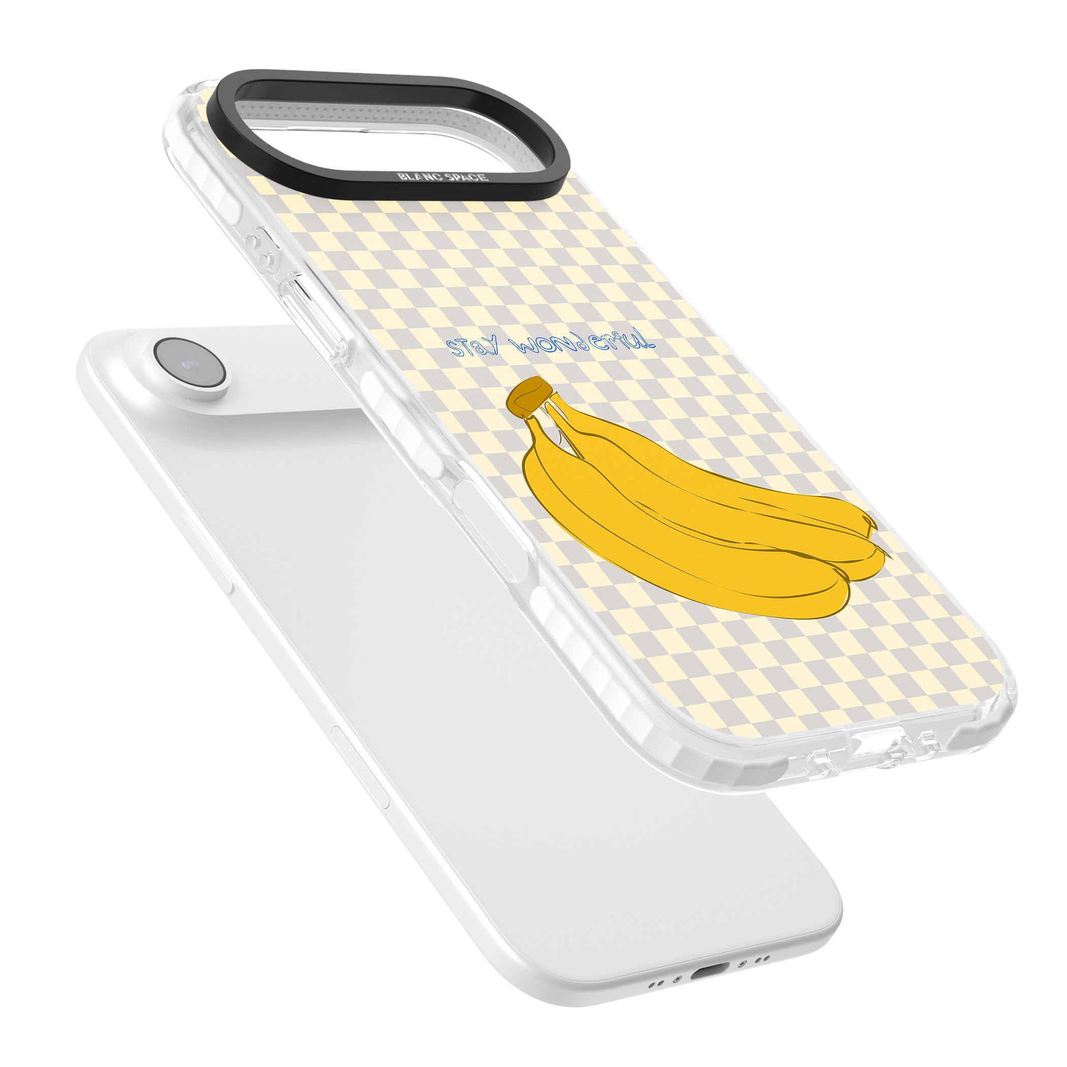 Stay Wonderful Banana iPhone 17 Air Impact Pro Clear Phone Case Colours