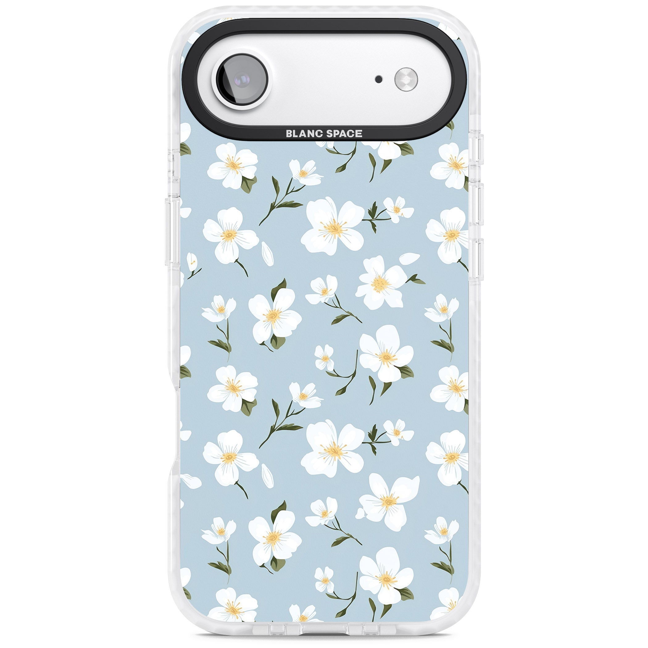 Soft White Blossoms iPhone 17 Air Impact Pro Clear Phone Case